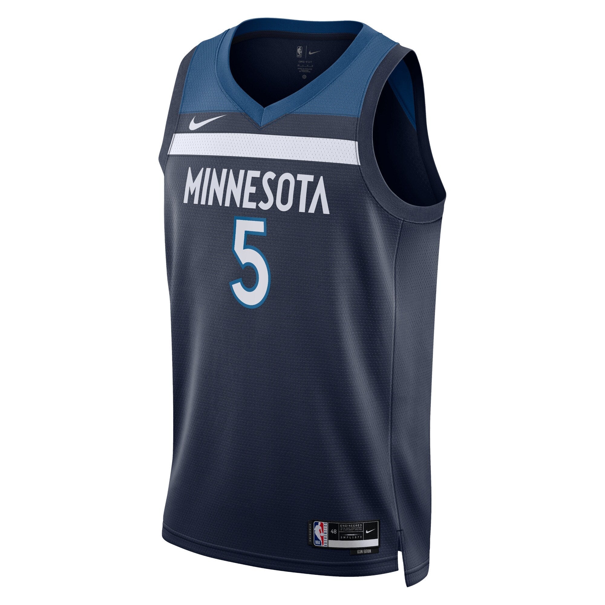 Minnesota Timberwolves Nike Icon Edition Swingman Jersey - Navy - Anthony Edwards