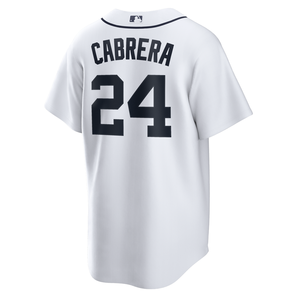Detroit Tigers Miguel Cabrera Nike White Home Retired Player Replica Jersey