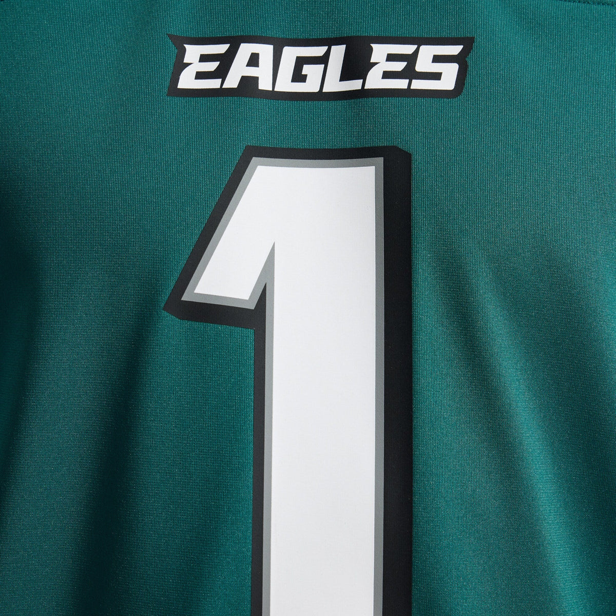 Philadelphia Eagles Jalen Hurts Nike Midnight Green Team Game Jersey