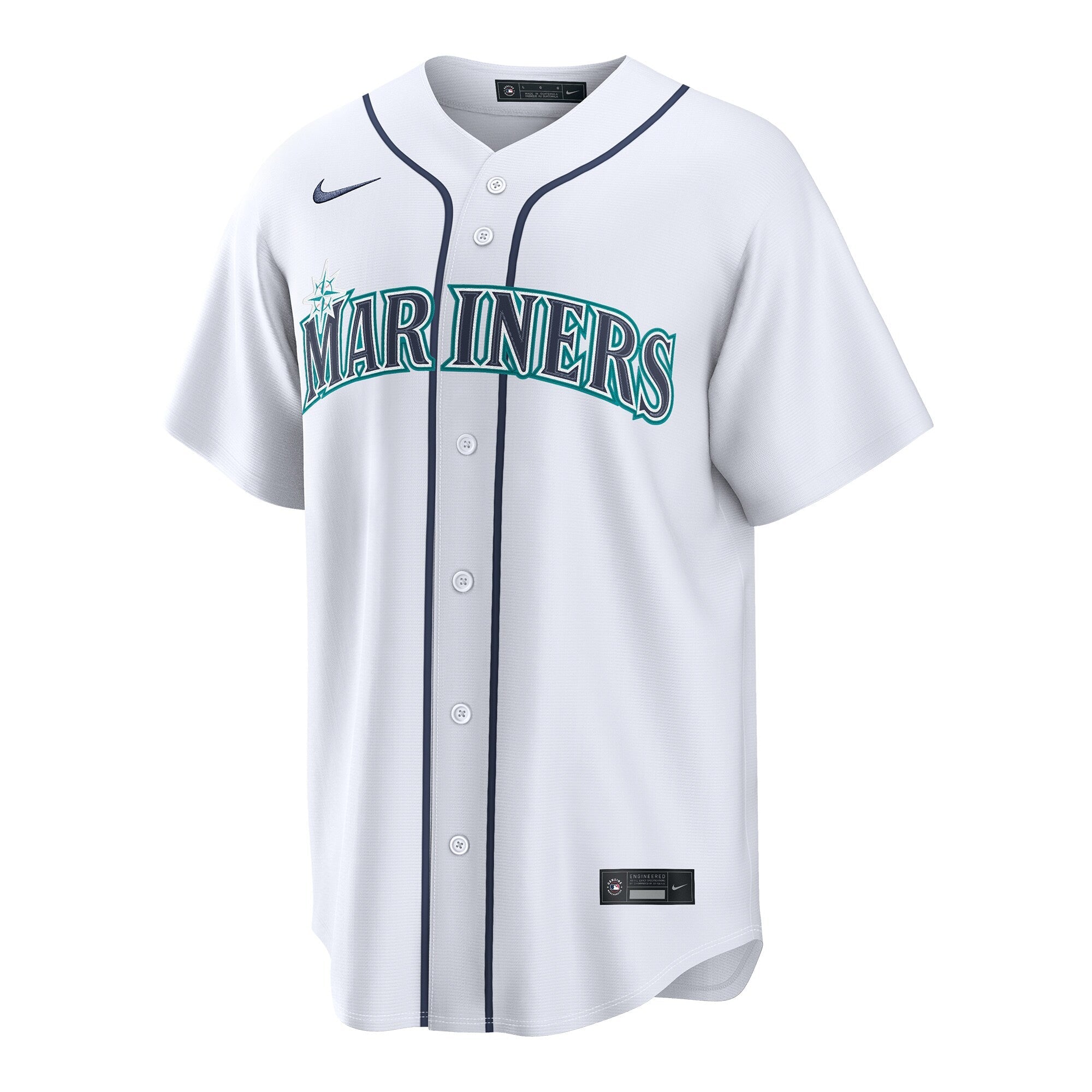 Seattle Mariners Dominic Canzone Nike White Home Replica Jersey