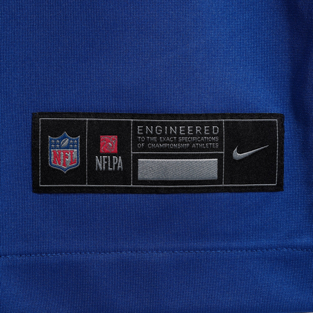 New York Giants Arvell Reese Nike Royal 2026 NFL Draft First Round Pick No. 5 Team Game Jersey