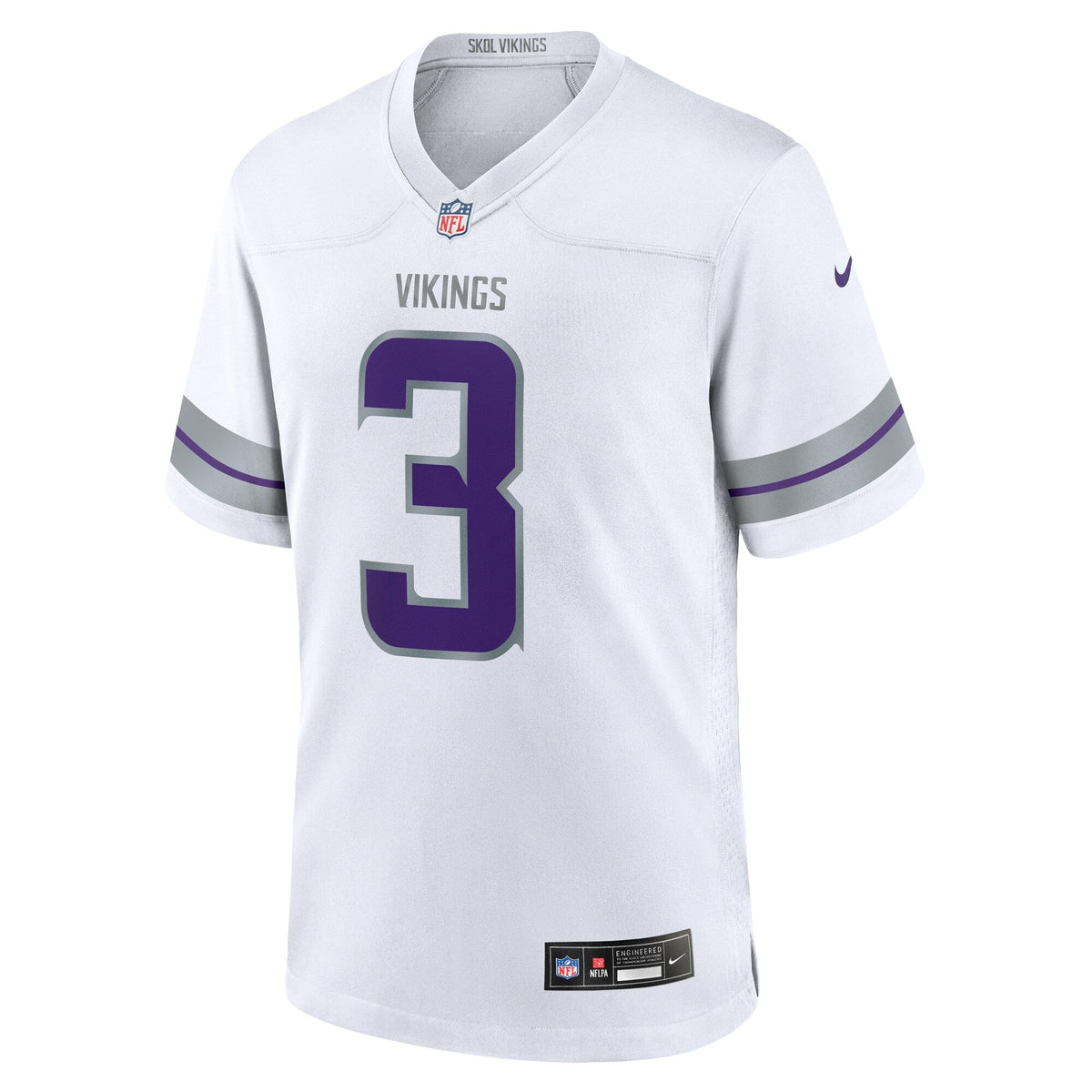 Minnesota Vikings Jordan Addison Nike White Alternate Game Player Jersey