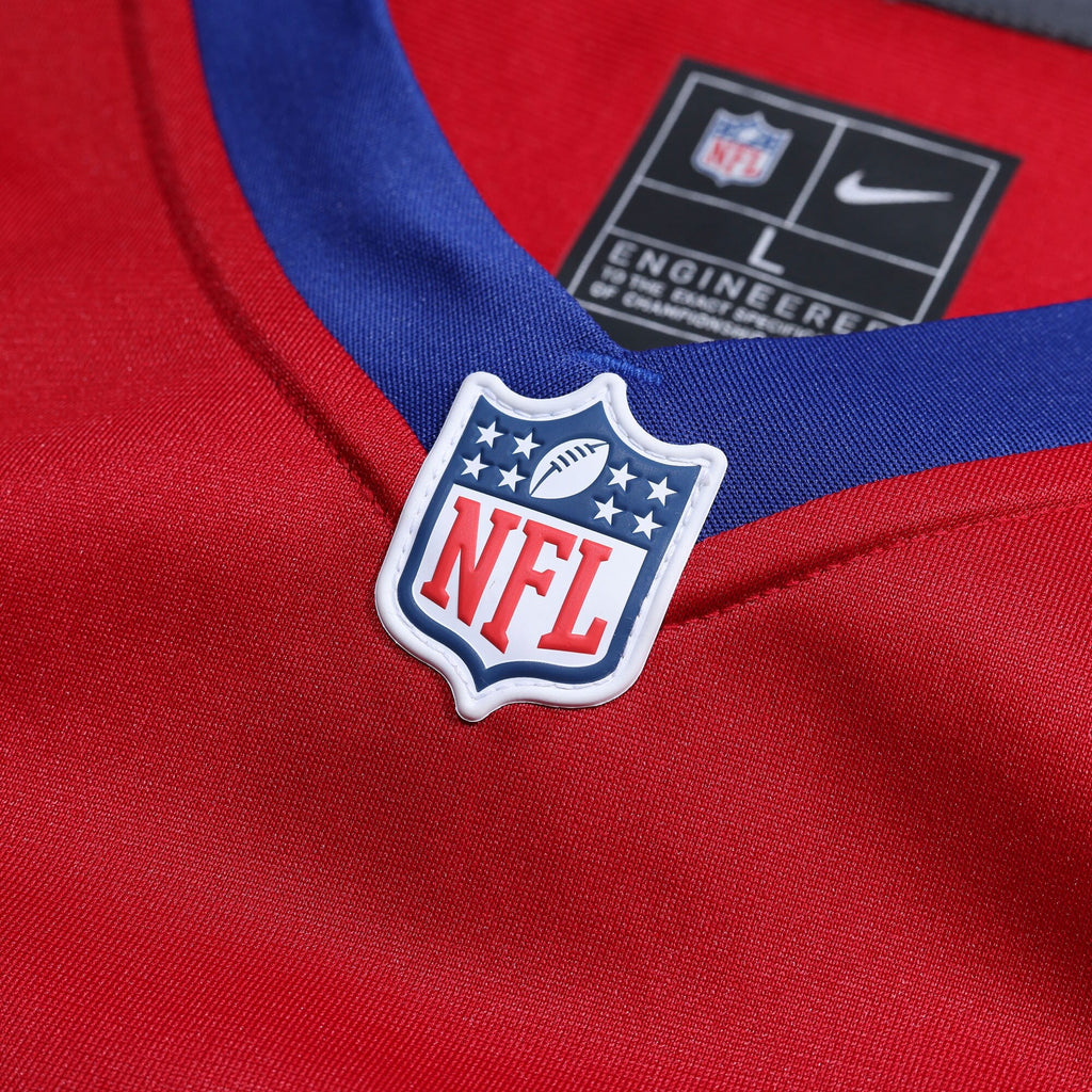 New York Giants Jaxson Dart Nike Red Alternate Century Red Game Jersey
