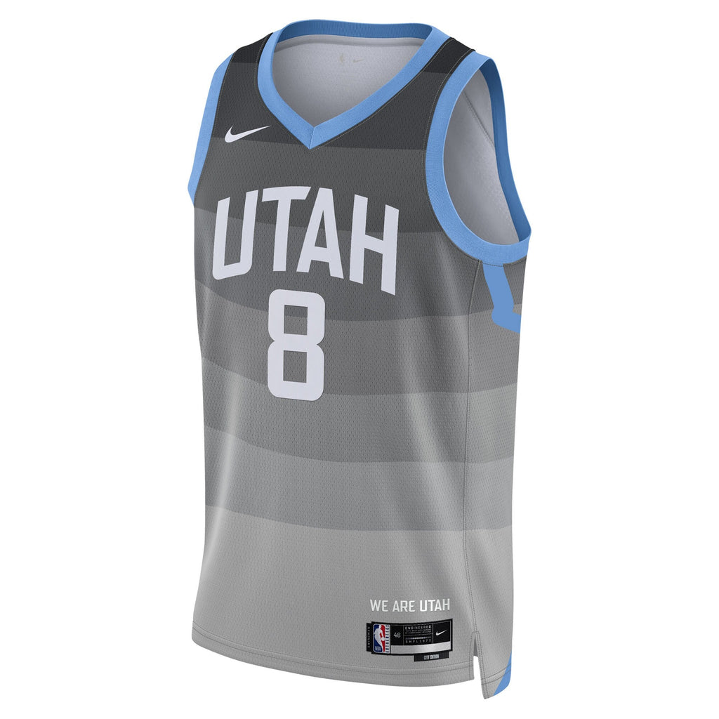 Utah Jazz Nike 2025/26 City Edition Swingman Jersey - Gray - Isaiah Collier