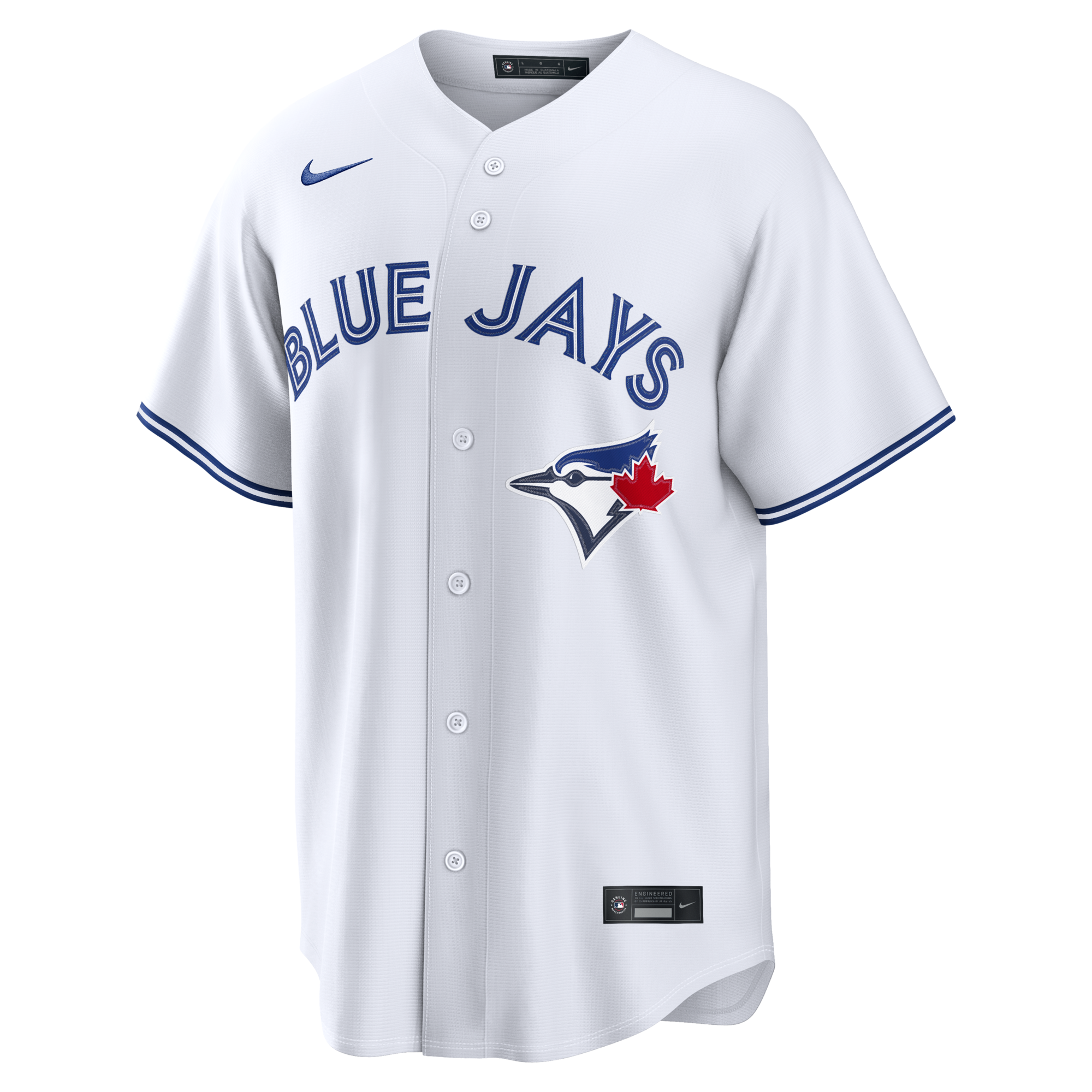 Toronto Blue Jays Shane Bieber Nike White Home Replica Jersey