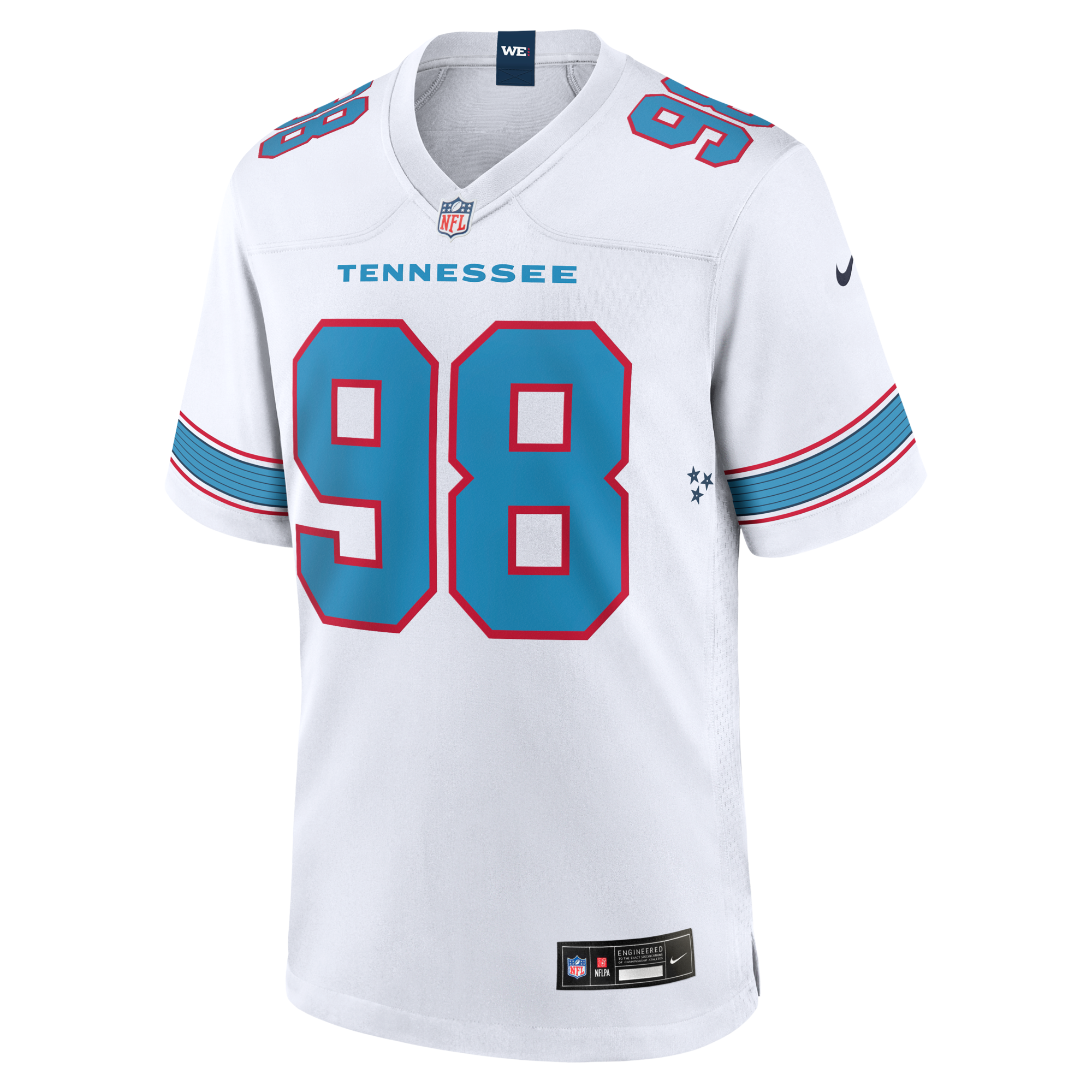 Tennessee Titans Jeffery Simmons Nike White Game Jersey
