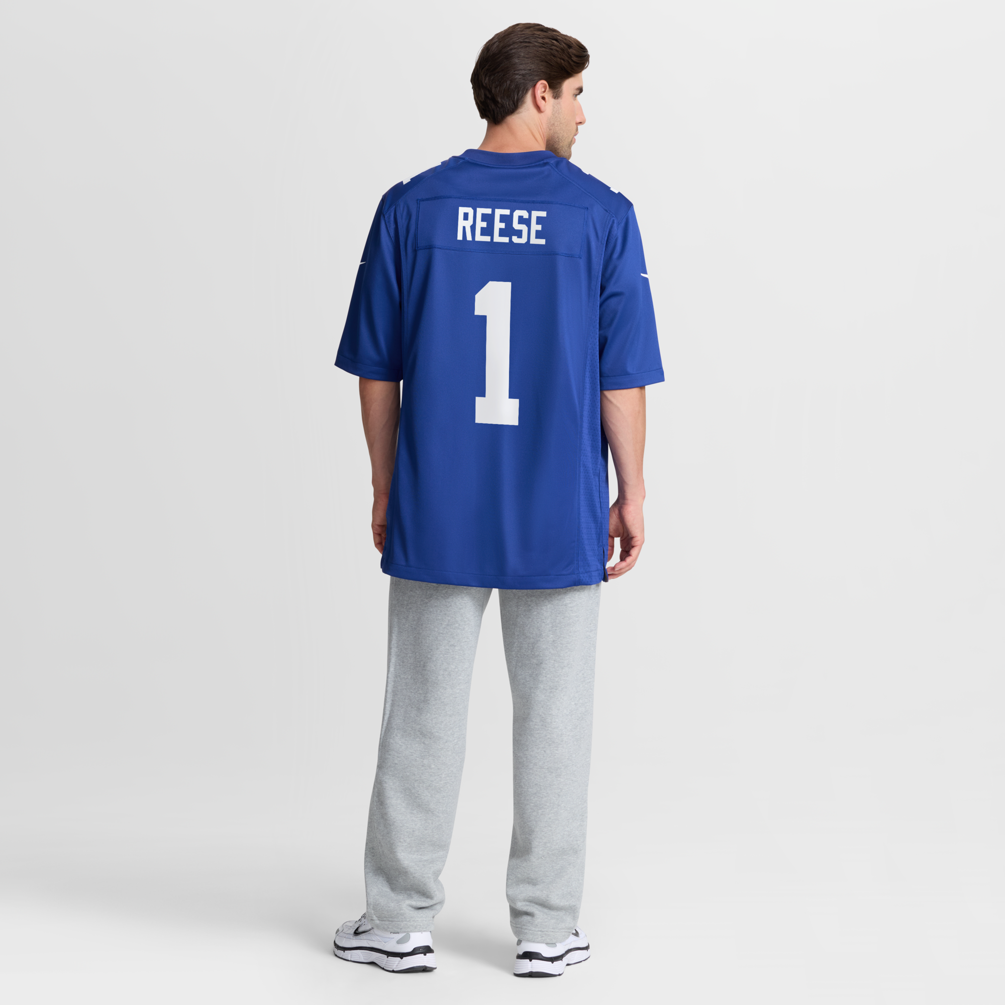 New York Giants Arvell Reese Nike Royal 2026 NFL Draft First Round Pick No. 5 Team Game Jersey