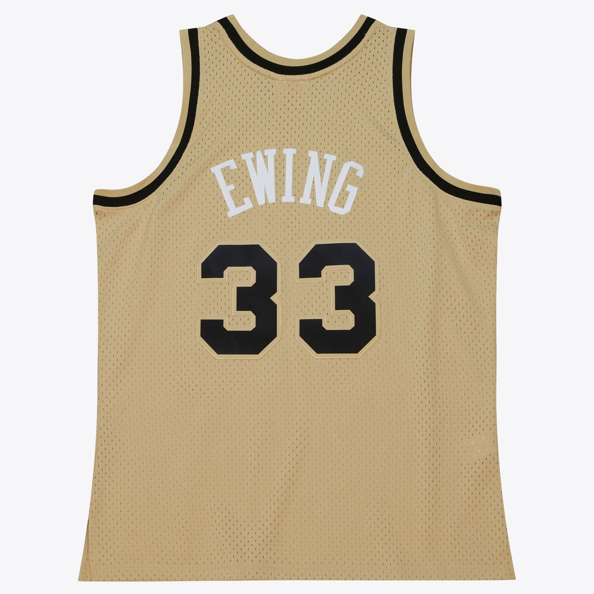 New York Knicks Mitchell & Ness Patrick Ewing 1991 Swingman Jersey - Khaki
