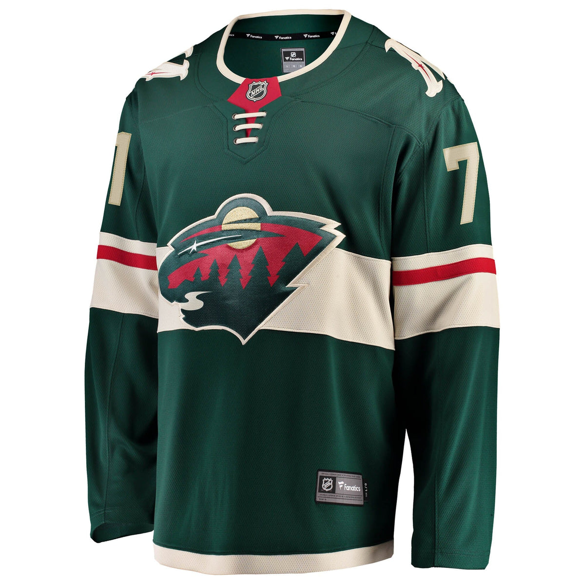 Minnesota Wild Nick Foligno Fanatics Green Home Breakaway Jersey