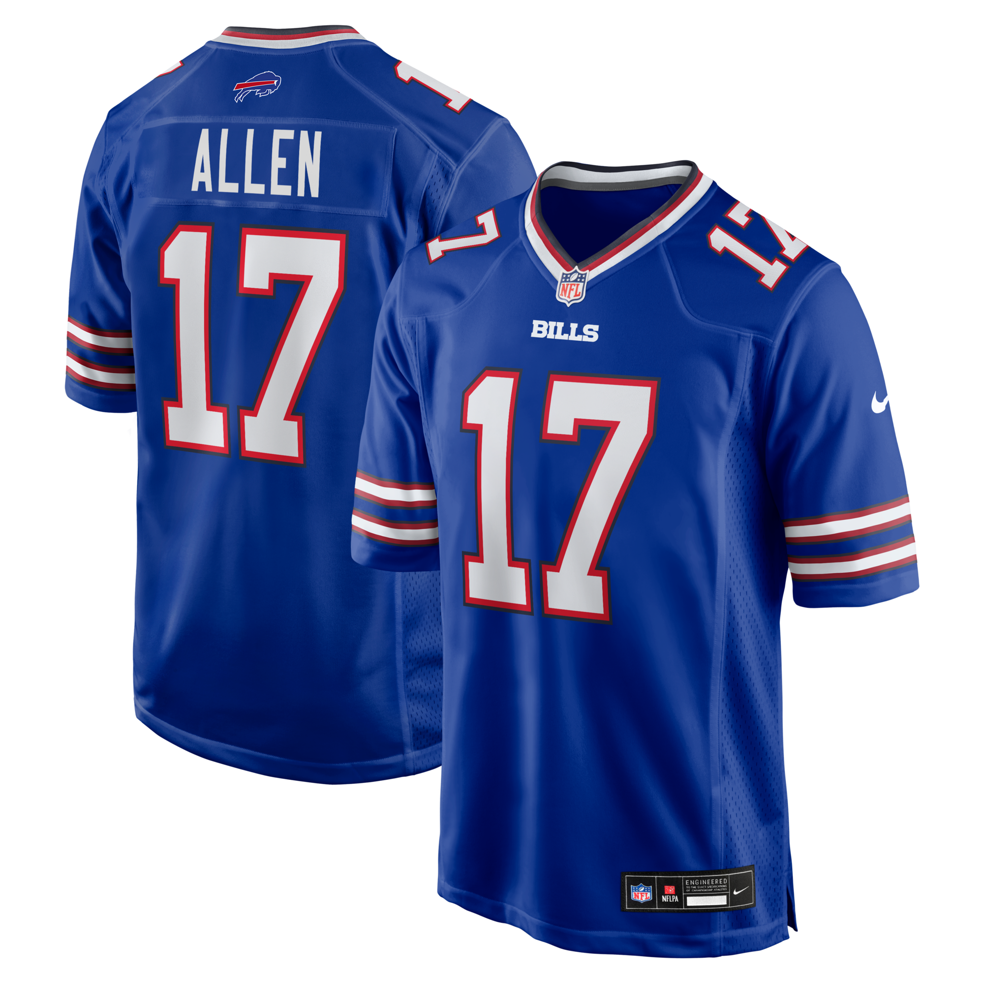 Buffalo Bills Josh Allen Nike Royal Game Player Jersey