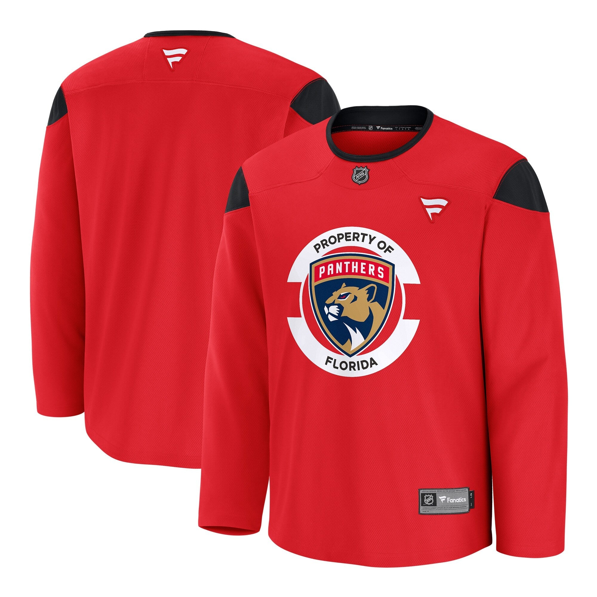 Florida Panthers Fanatics Red Practice Jersey