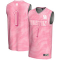 GameDay Greats #1 Pink Houston Cougars Lightweight Basketball Fashion Jersey
