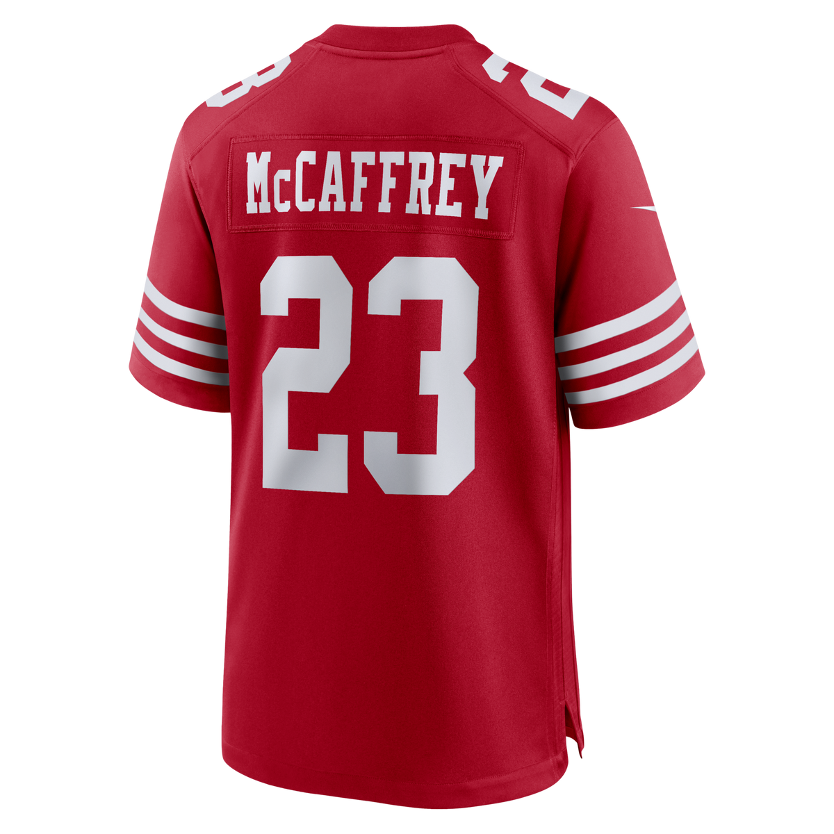 San Francisco 49ers Christian McCaffrey Nike Scarlet Game Player Jersey