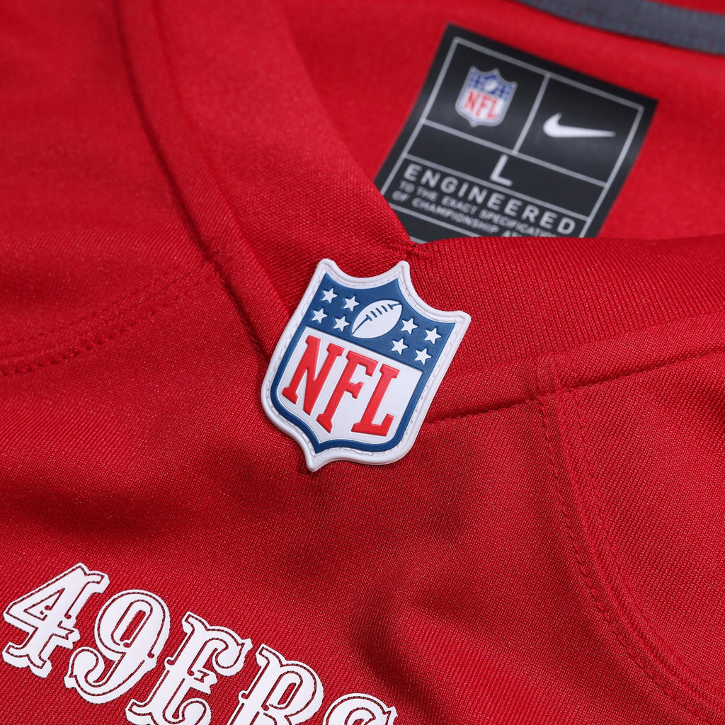 San Francisco 49ers Number 1 Dad Nike Scarlet Game Jersey