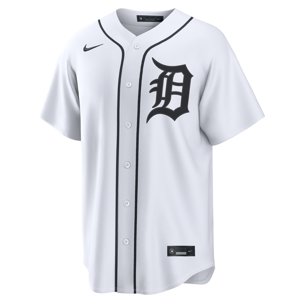 Detroit Tigers Kevin McGonigle Nike White Home Replica Jersey