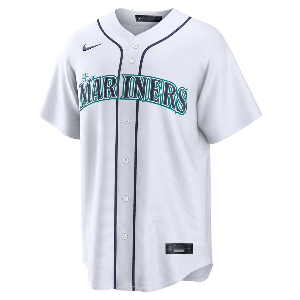 Seattle Mariners Cal Raleigh Nike White Home Replica Jersey