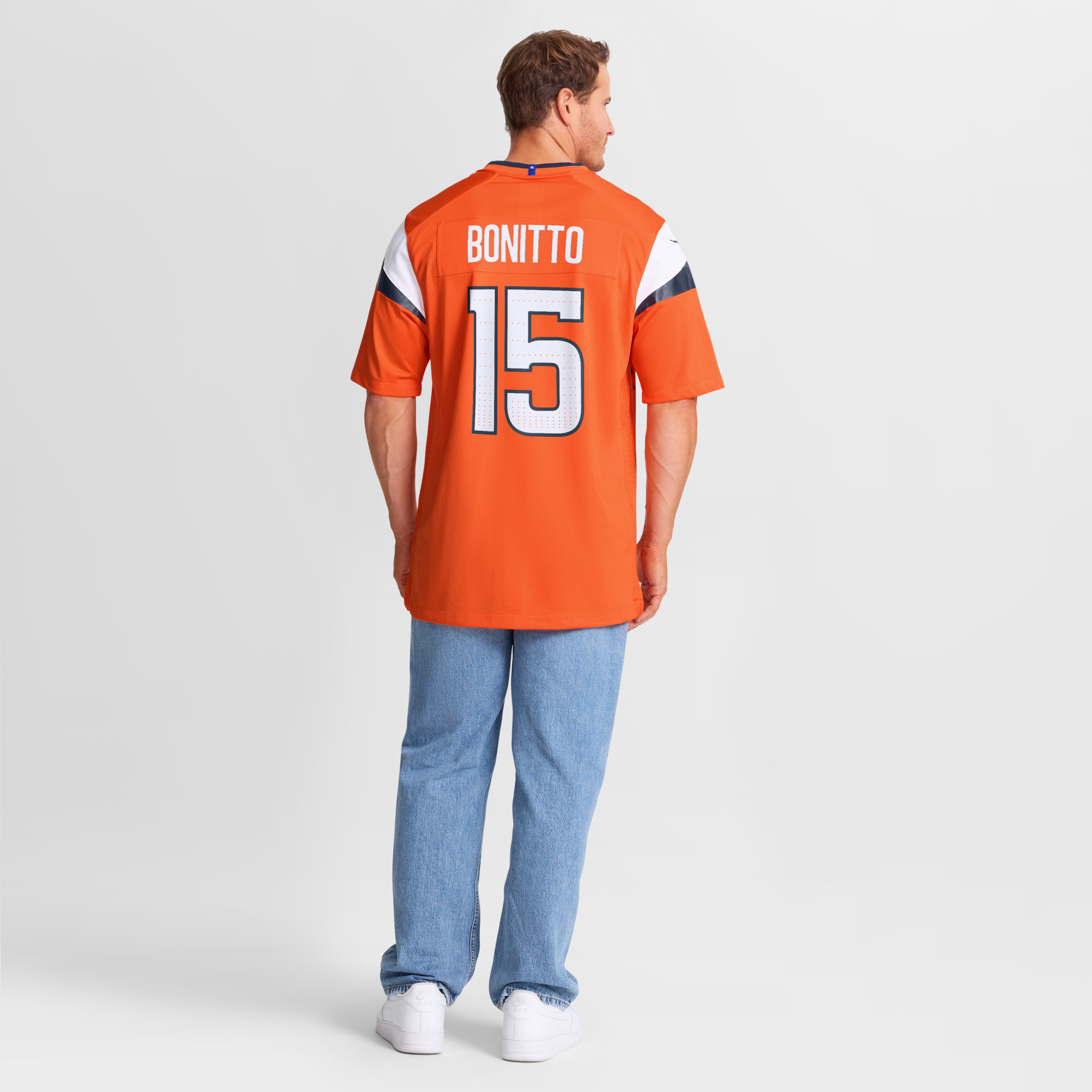 Denver Broncos Nik Bonitto Nike Orange Team Game Jersey