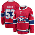 Montreal Canadiens Noah Dobson Fanatics Red Home Breakaway Jersey
