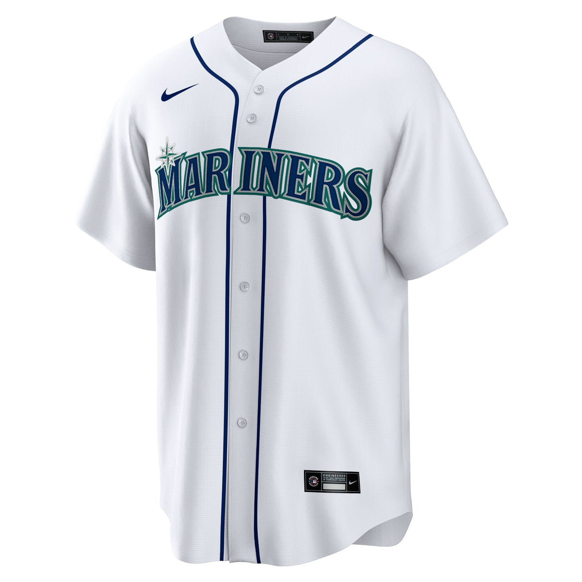 Seattle Mariners Luis Castillo Nike White Home Replica Jersey