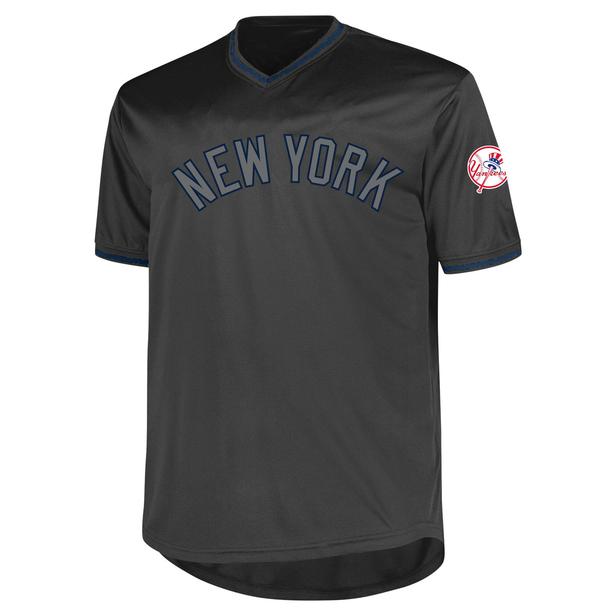 New York Yankees Profile Charcoal Big & Tall Pop Fashion Jersey