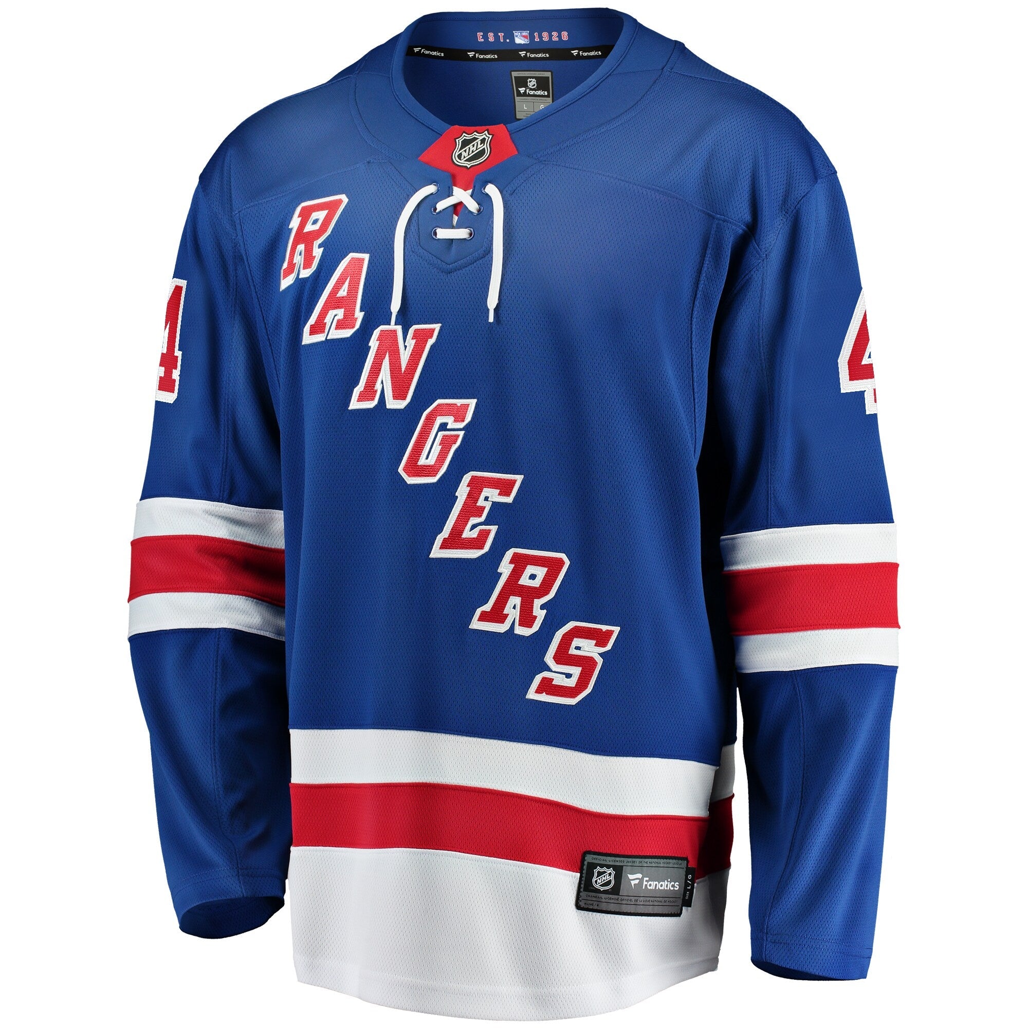 New York Rangers Braden Schneider Fanatics Blue Home Premier Breakaway Player Jersey