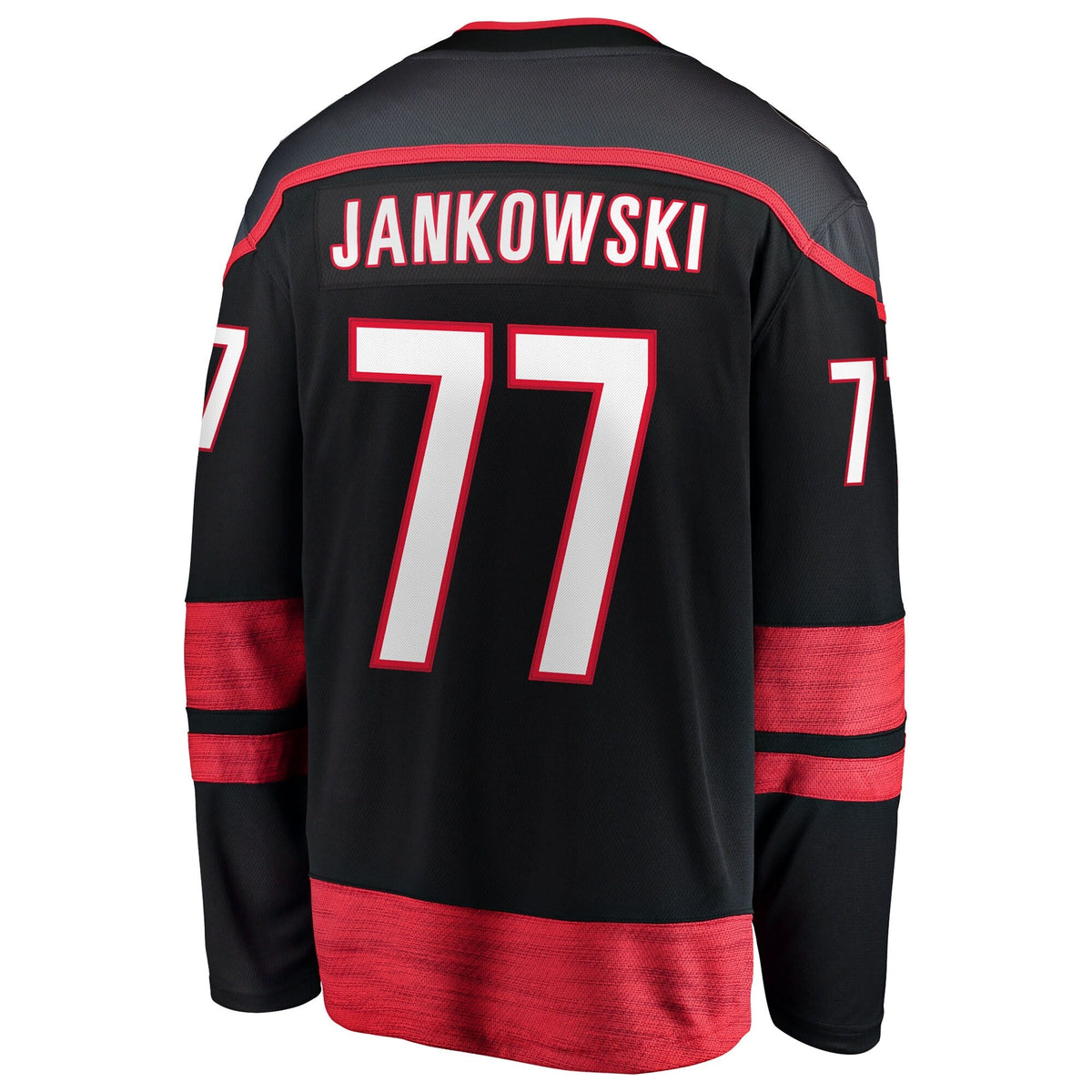 Carolina Hurricanes Mark Jankowski Fanatics Black Home Breakaway Jersey
