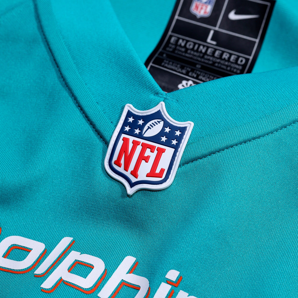 Miami Dolphins Jacob Rodriguez Nike Aqua Game Jersey