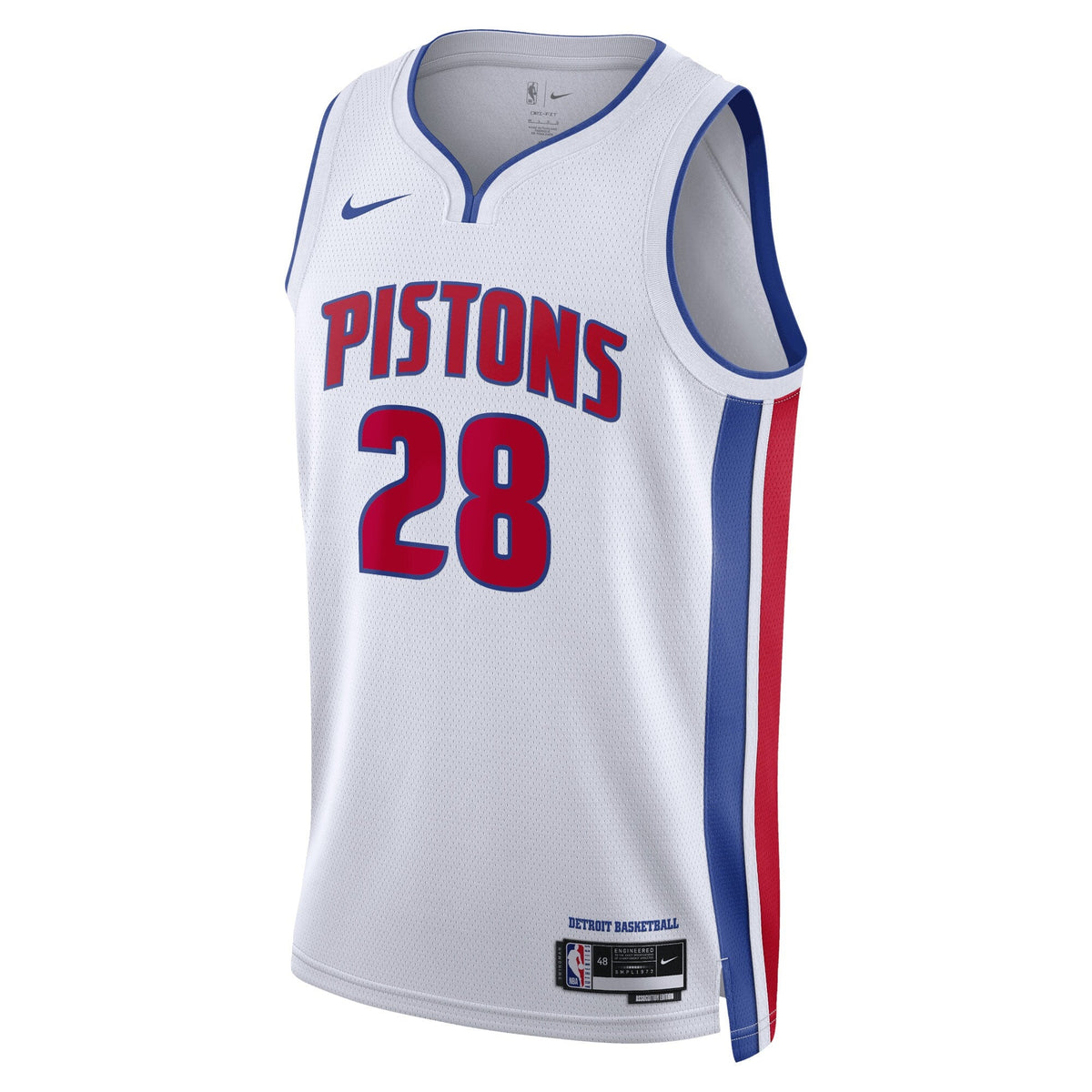 Detroit Pistons Nike Association Edition Swingman Jersey - White - Isaiah Stewart