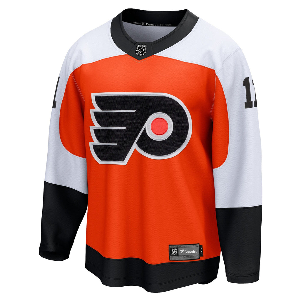 Philadelphia Flyers Travis Konecny Fanatics Orange Home Breakaway Jersey