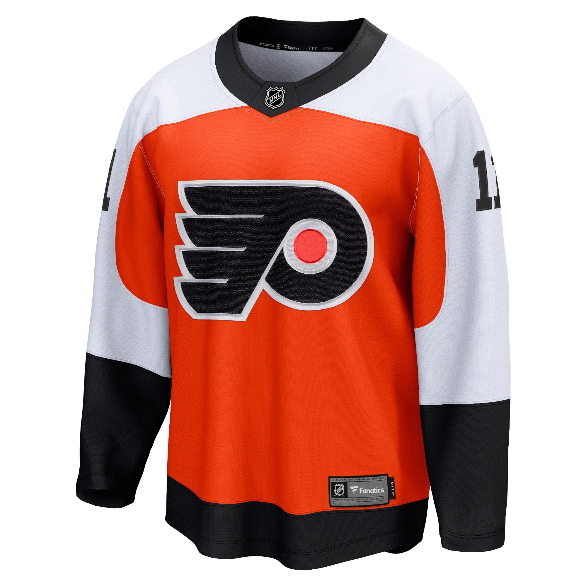 Philadelphia Flyers Travis Konecny Fanatics Orange Home Breakaway Jersey