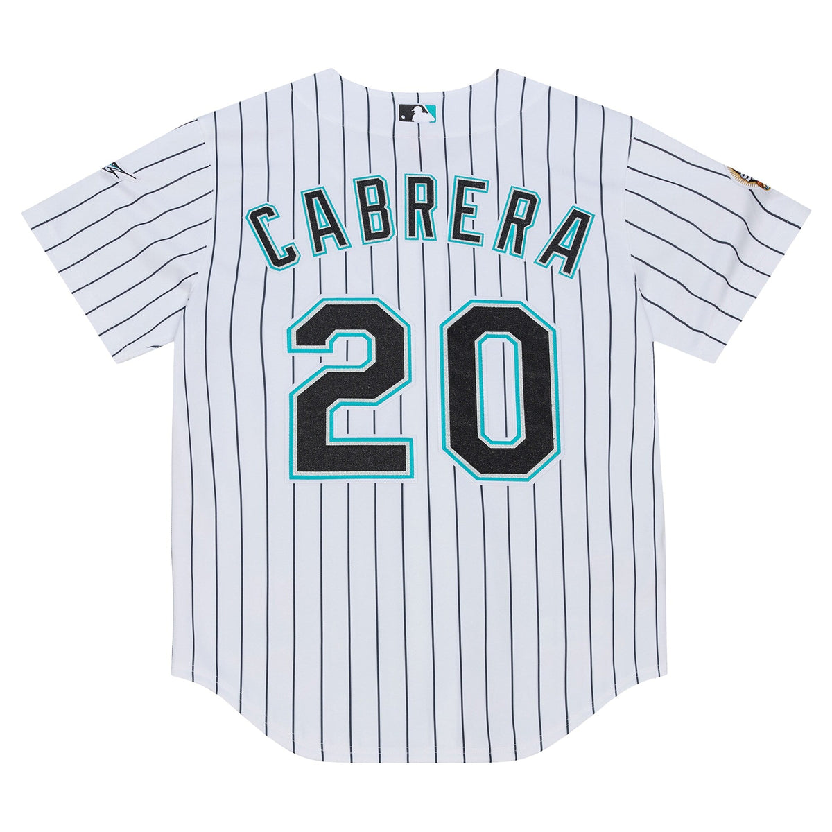 Florida Marlins Miguel Cabrera Mitchell & Ness White 2003 Cooperstown Collection Authentic Jersey