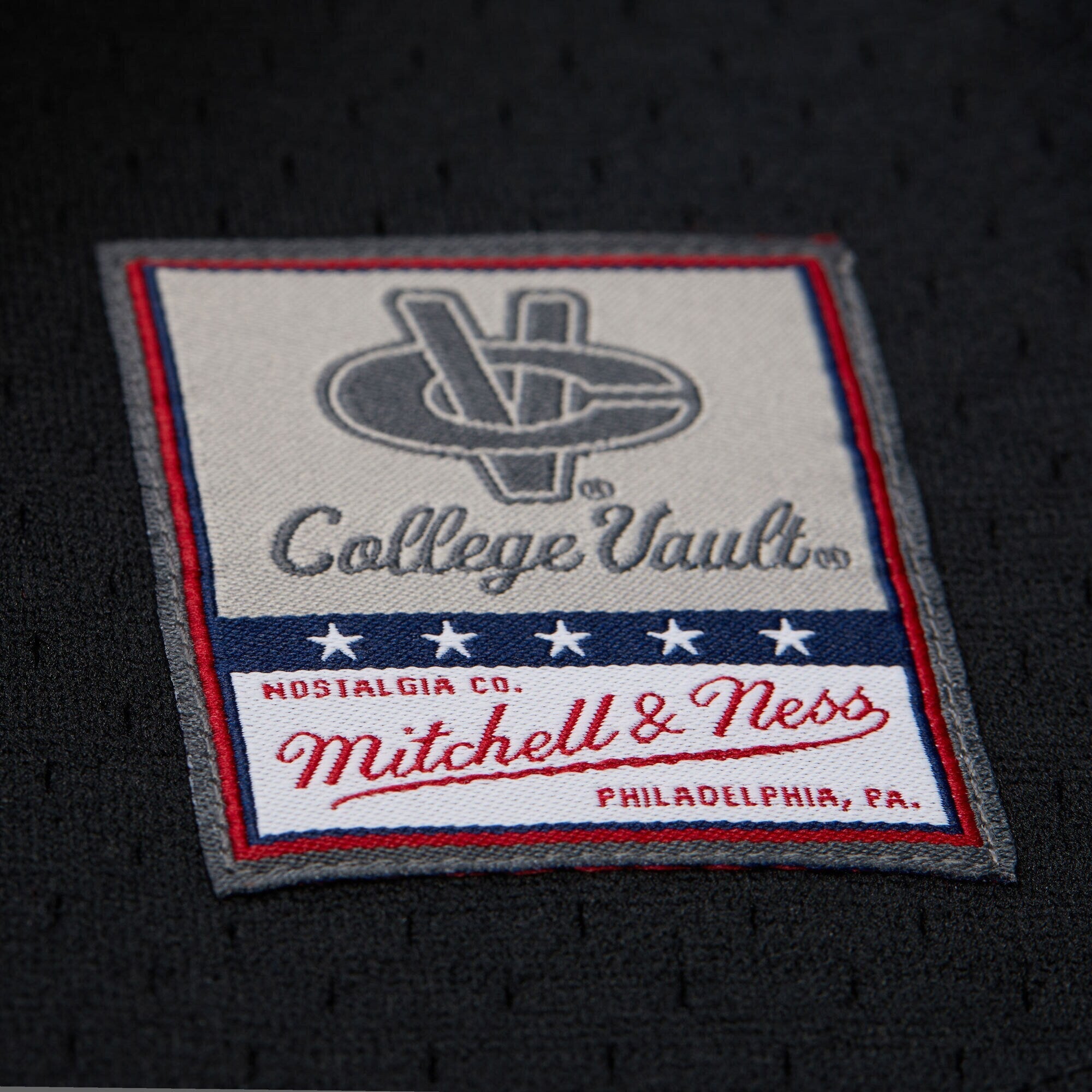 Mitchell & Ness Black Michigan Wolverines On The Clock Full-Button Fashion Jersey