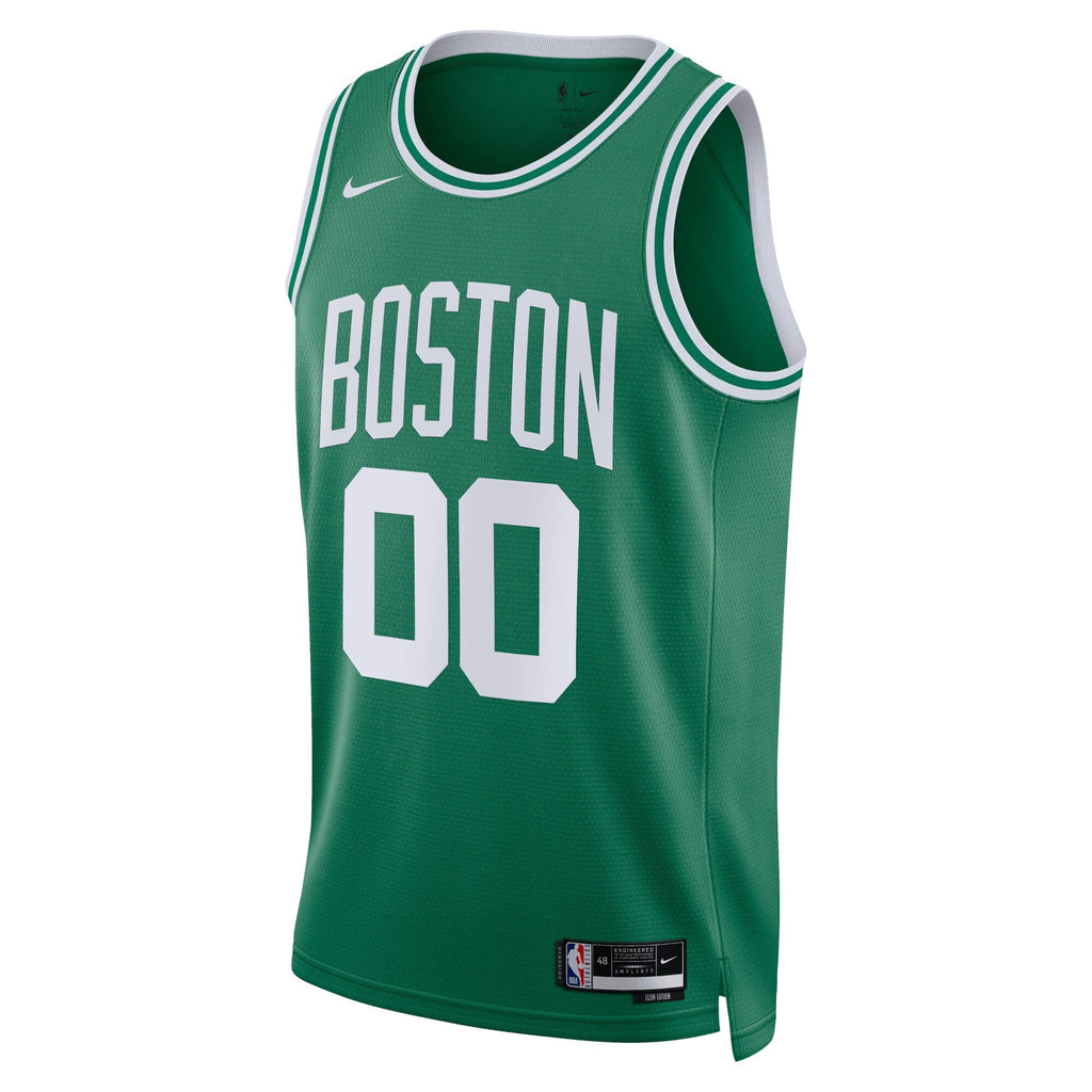 Boston Celtics Nike Icon Edition Swingman Jersey - Kelly Green - Custom