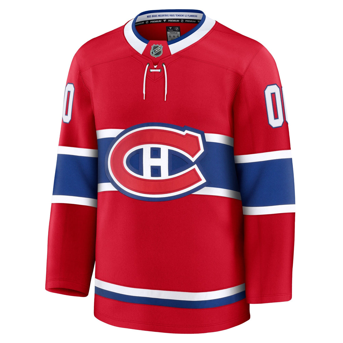Montreal Canadiens Fanatics Red Home Premium Custom Jersey