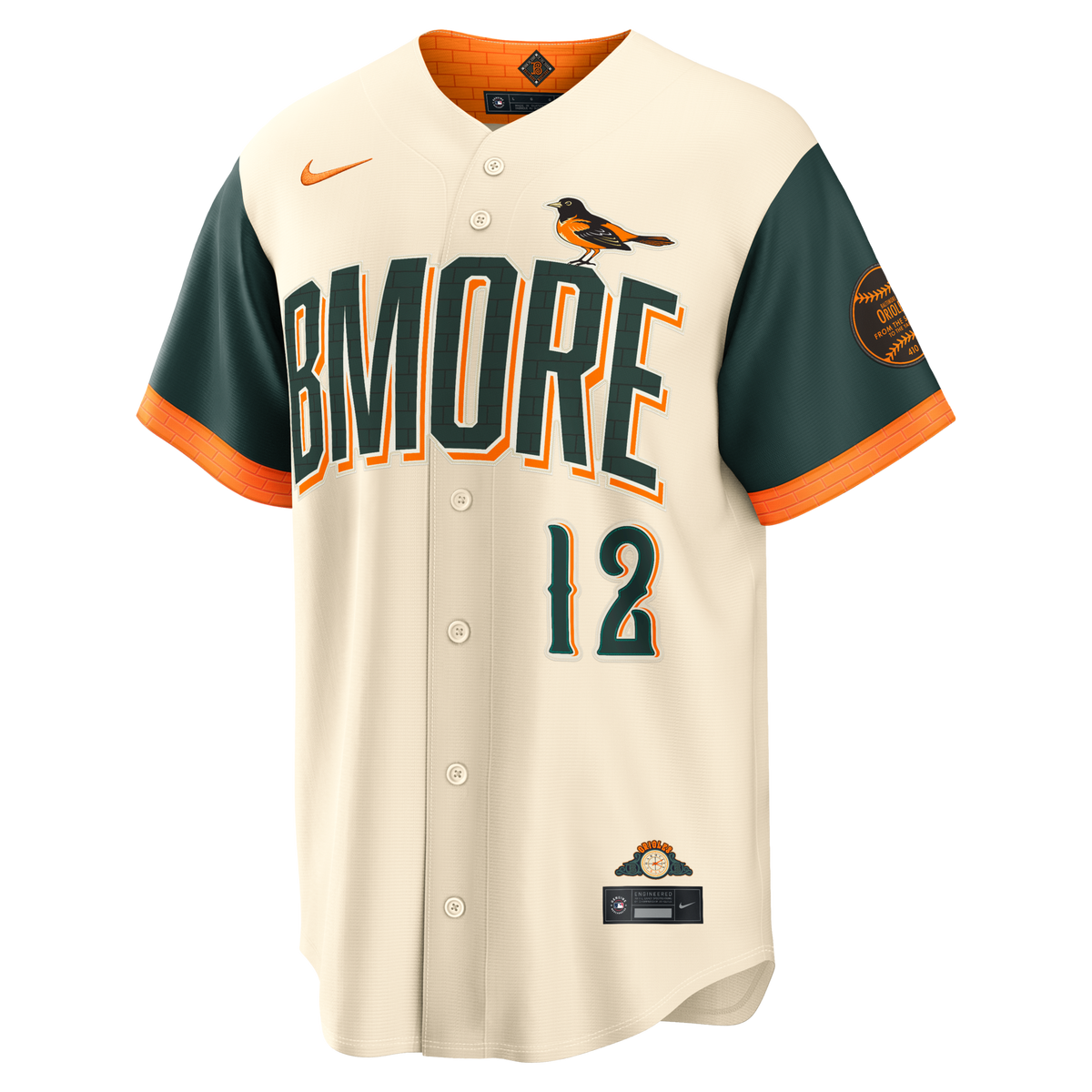 Baltimore Orioles Dylan Beavers Nike Cream 2026 City Connect Stadium Jersey