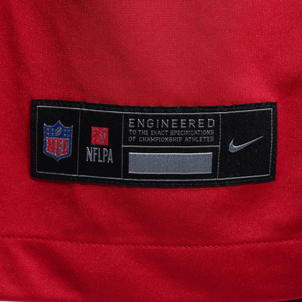 San Francisco 49ers Christian McCaffrey Nike Scarlet 80th Anniversary Game Jersey