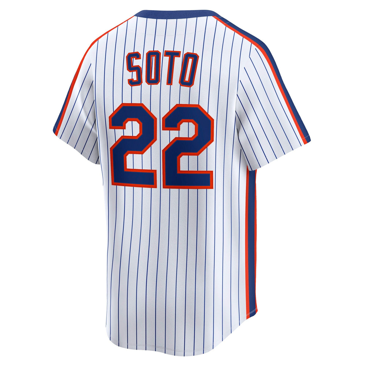 New York Mets Juan Soto Nike White Cooperstown Collection Limited 40th Anniversary Jersey