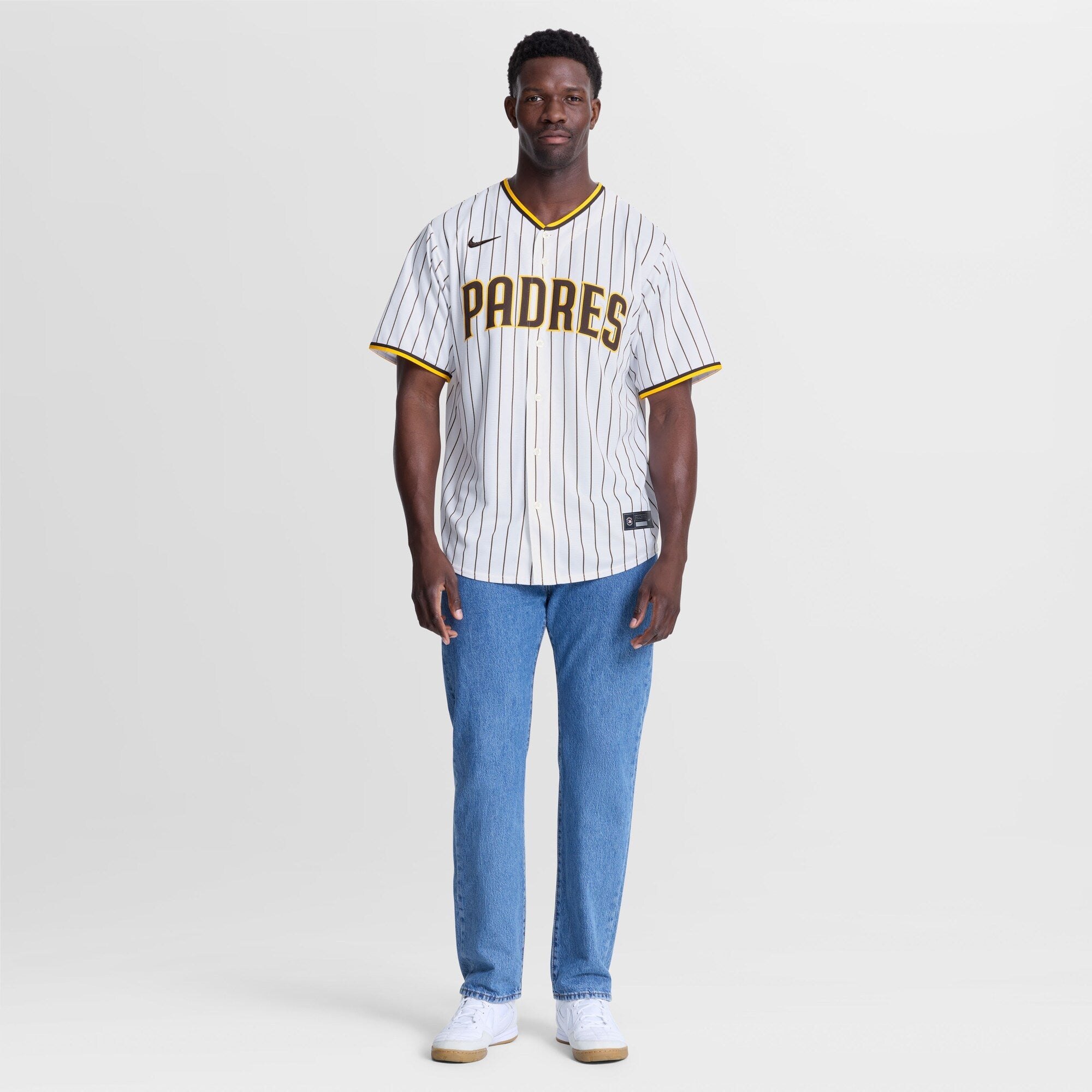 San Diego Padres Jackson Merrill Nike White Home Replica Player Jersey
