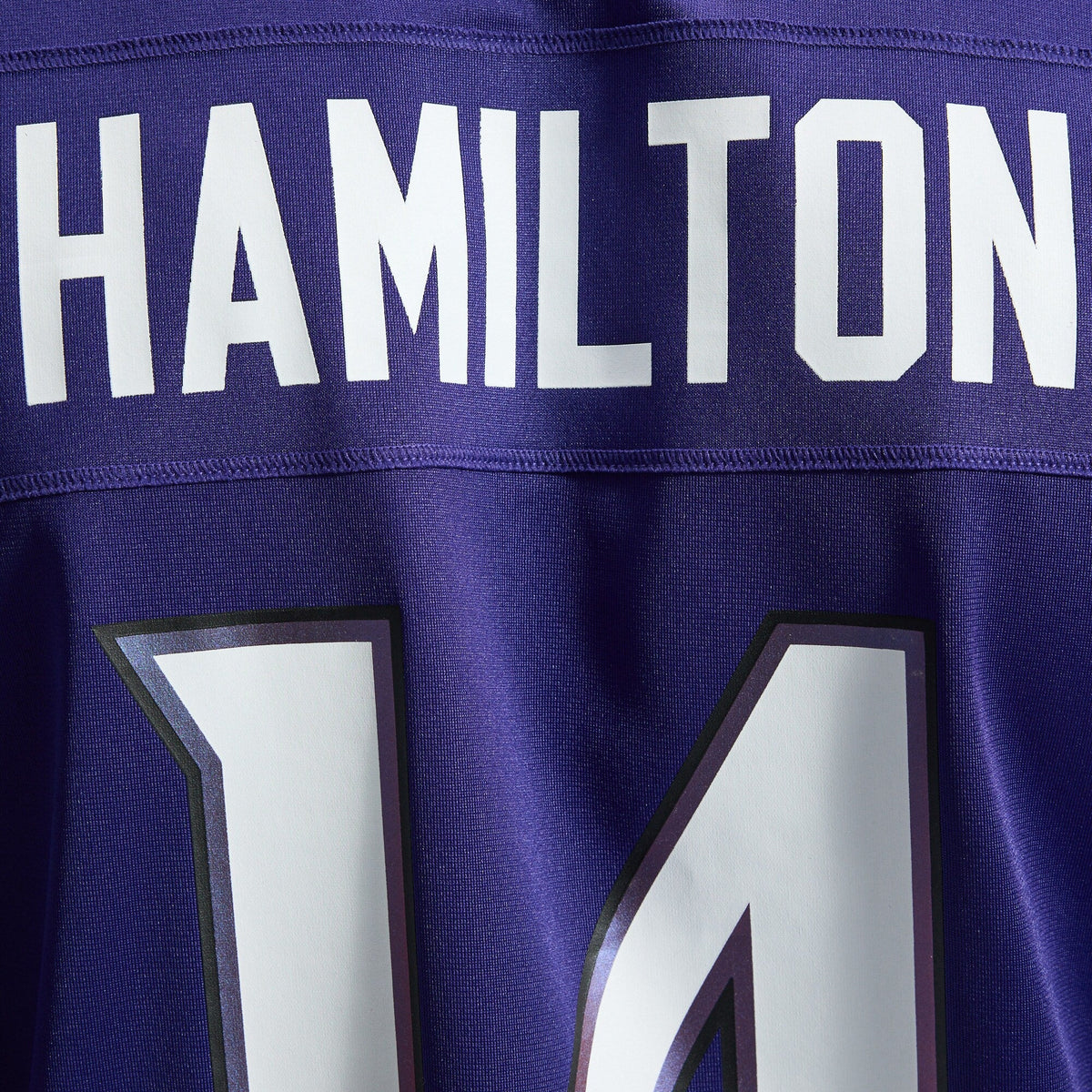 Baltimore Ravens Kyle Hamilton Nike Purple Team Game Jersey