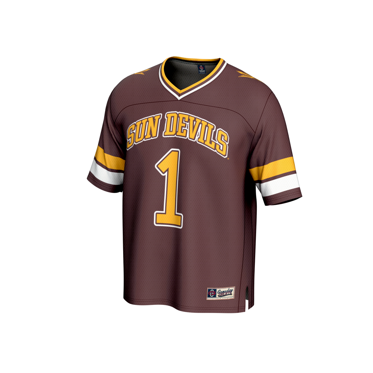GameDay Greats Maroon #1 Arizona State Sun Devils Lightweight Collegiate Football Fashion Jersey