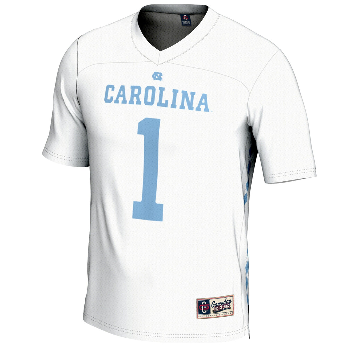 GameDay Greats #1 White North Carolina Tar Heels Lightweight Lacrosse Jersey