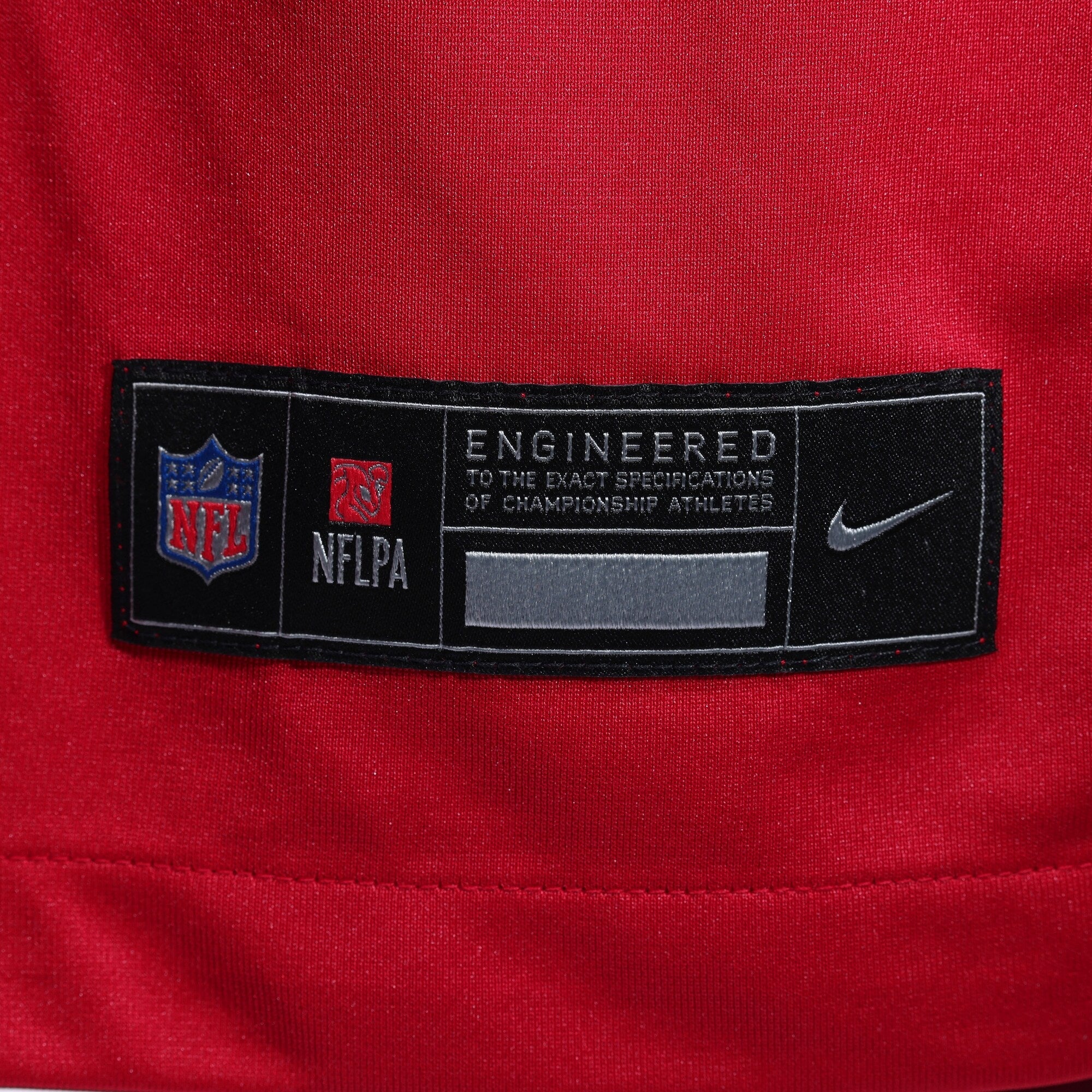 San Francisco 49ers Mike Evans Nike Scarlet 80th Anniversary Game Jersey