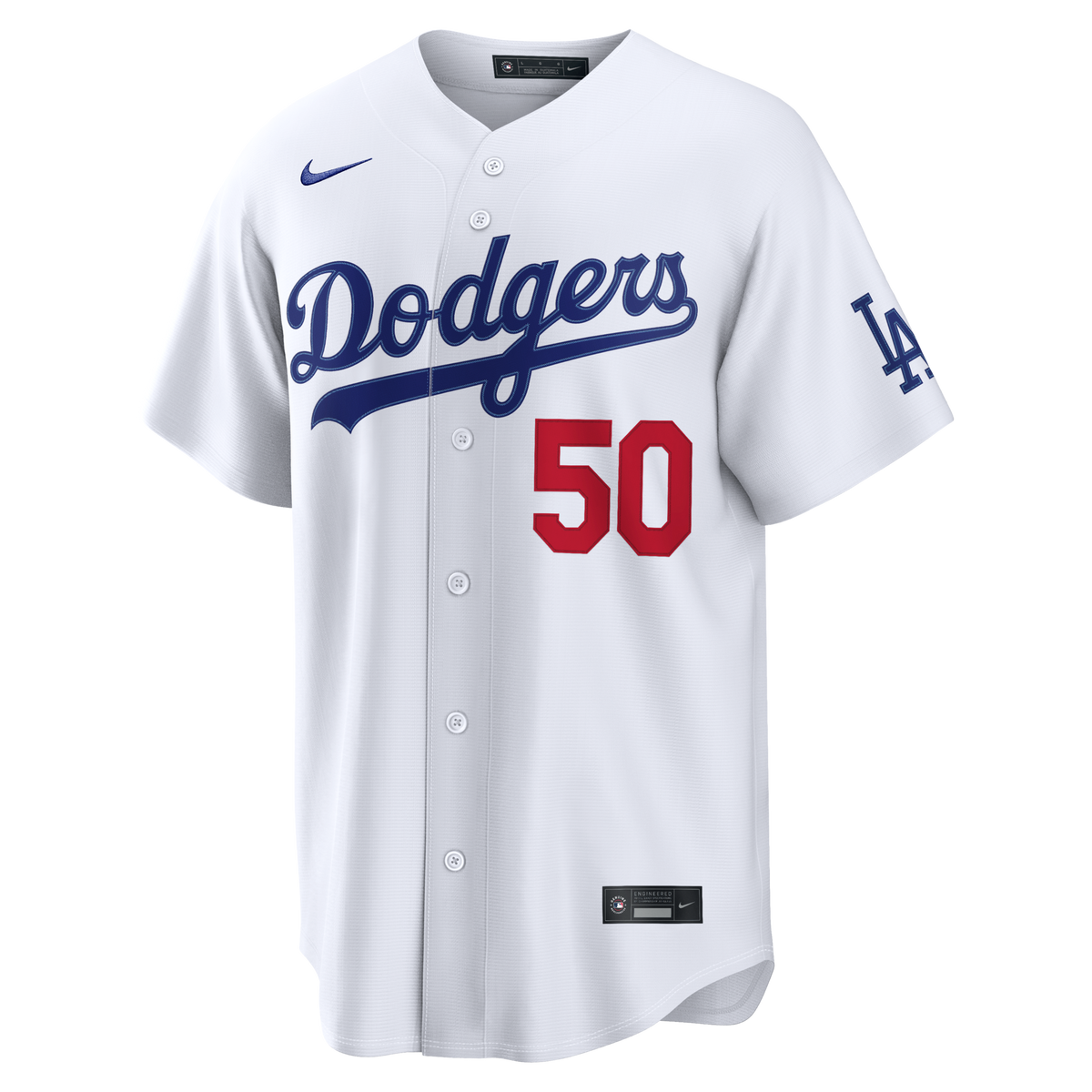 Los Angeles Dodgers Mookie Betts Nike White Home Stadium Jersey