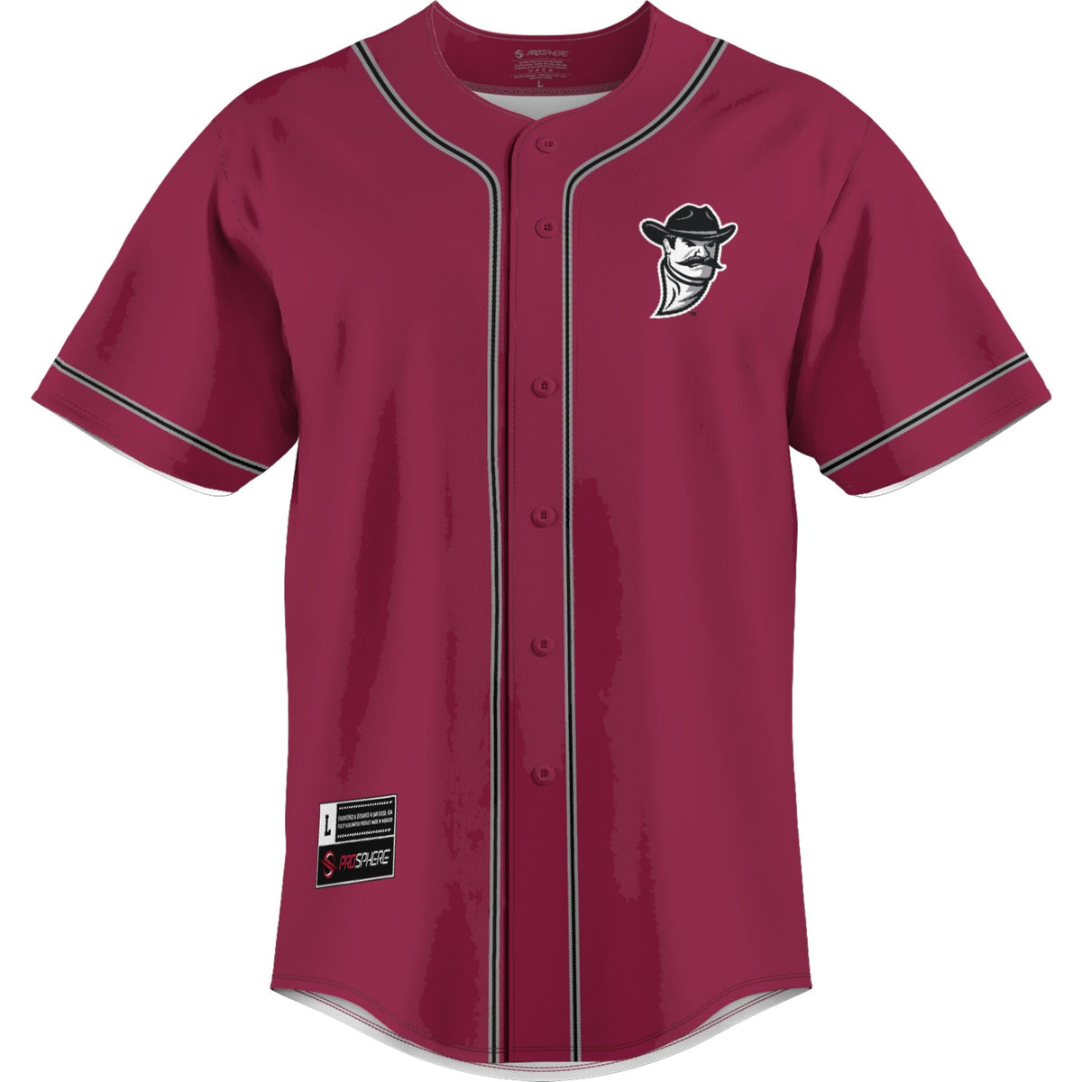 GameDay Greats Crimson New Mexico State Aggies Lightweight Baseball Jersey