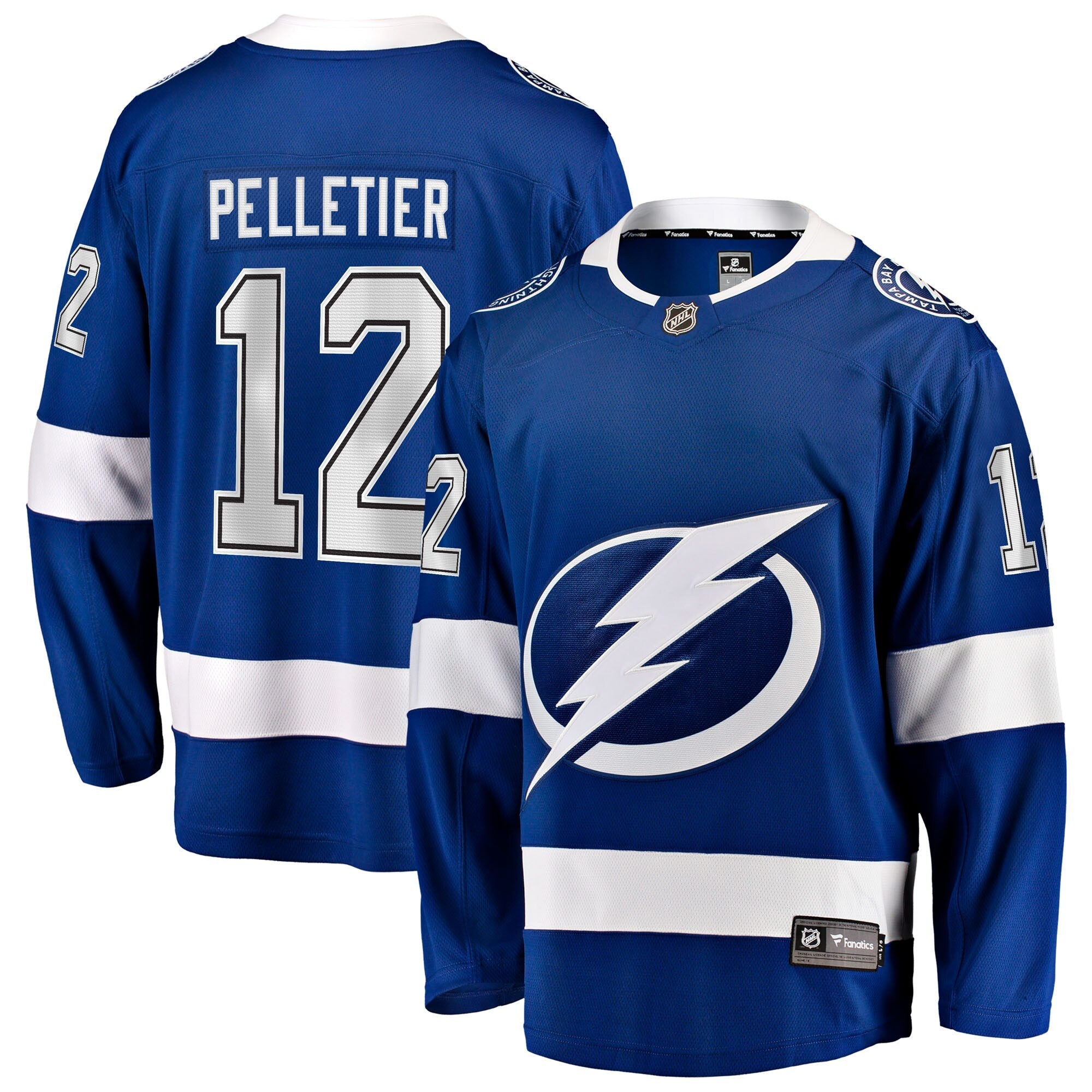 Tampa Bay Lightning Jakob Pelletier Fanatics Blue Home Breakaway Jersey