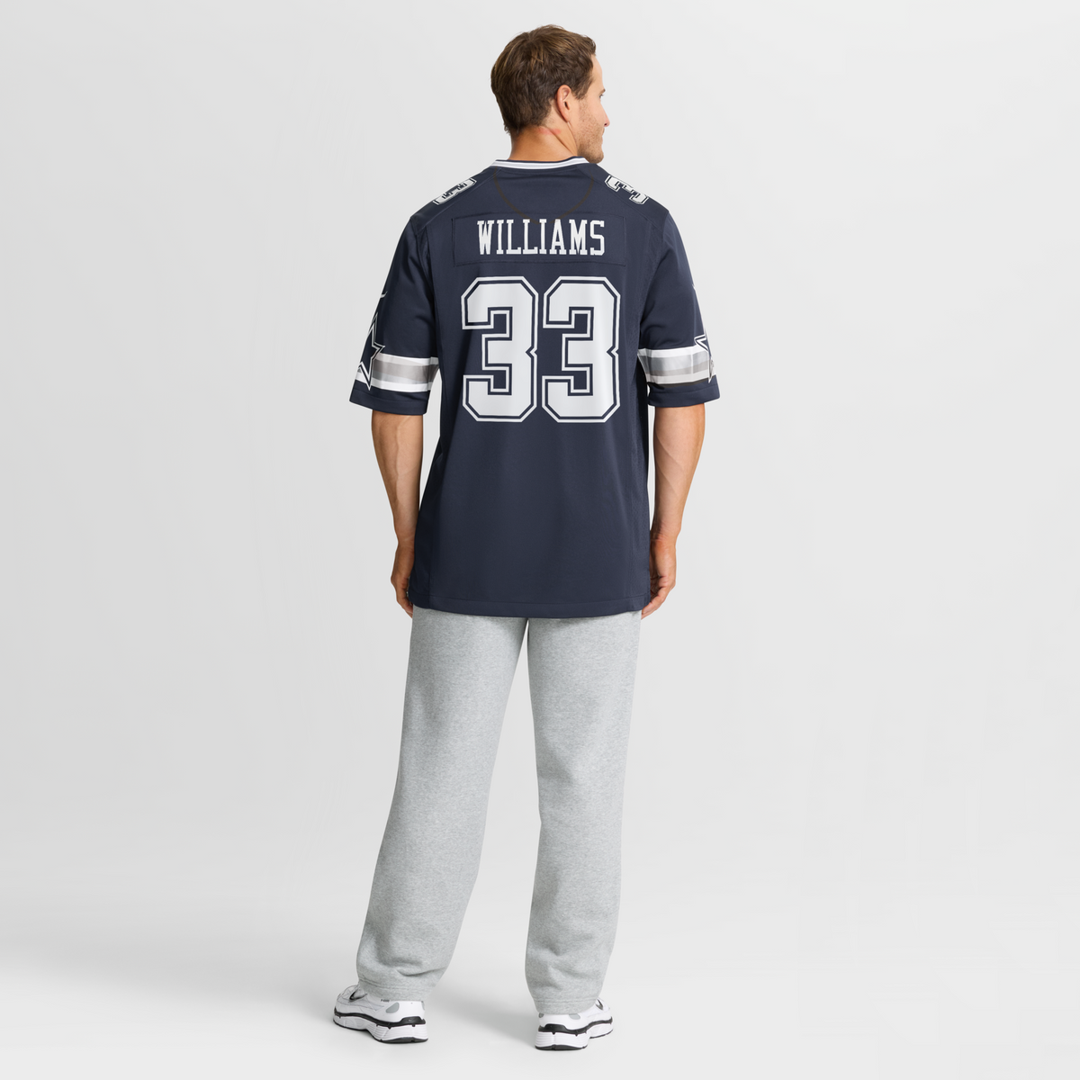 Dallas Cowboys Javonte Williams Nike Navy Team Game Jersey