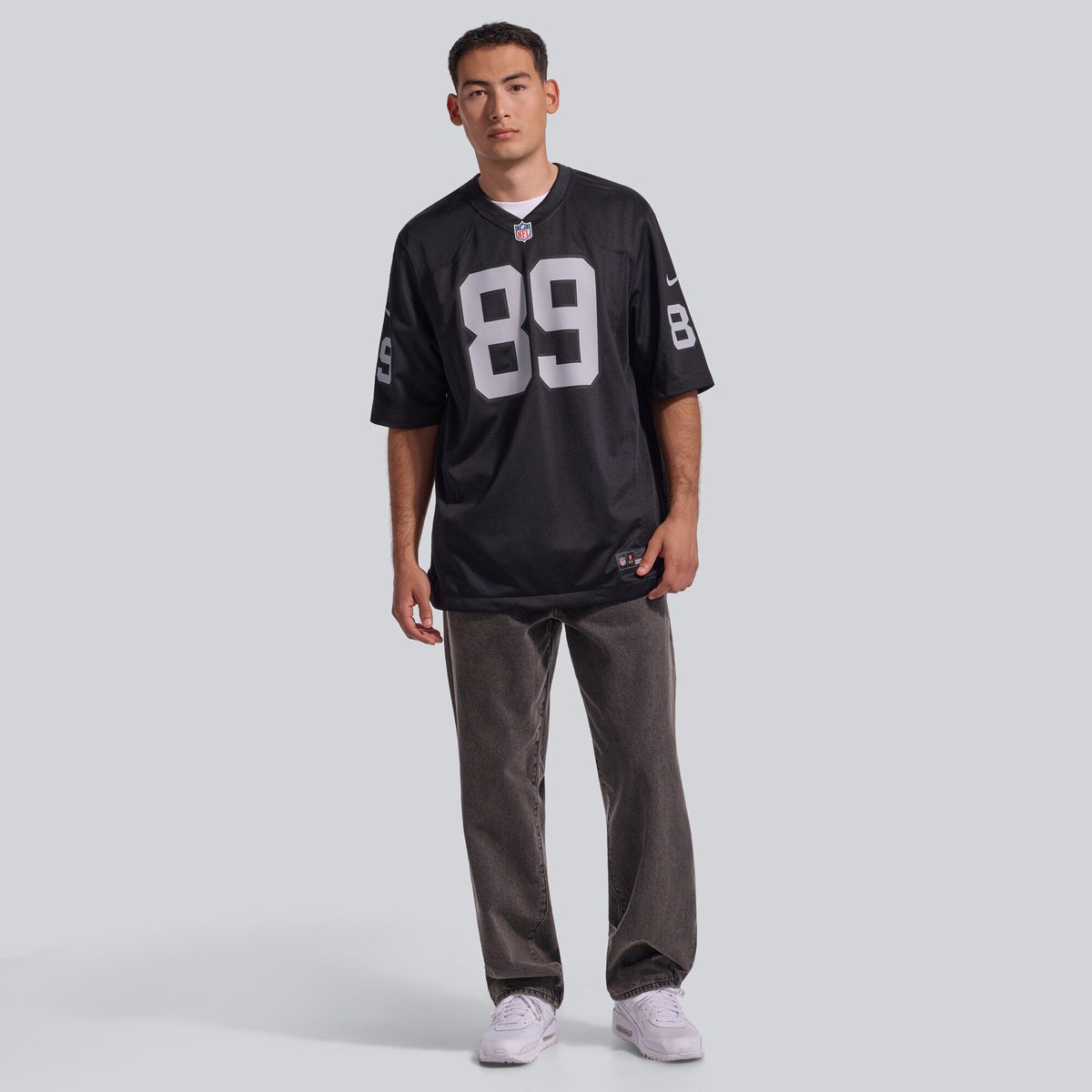 Las Vegas Raiders Brock Bowers Nike Black Player Game Jersey
