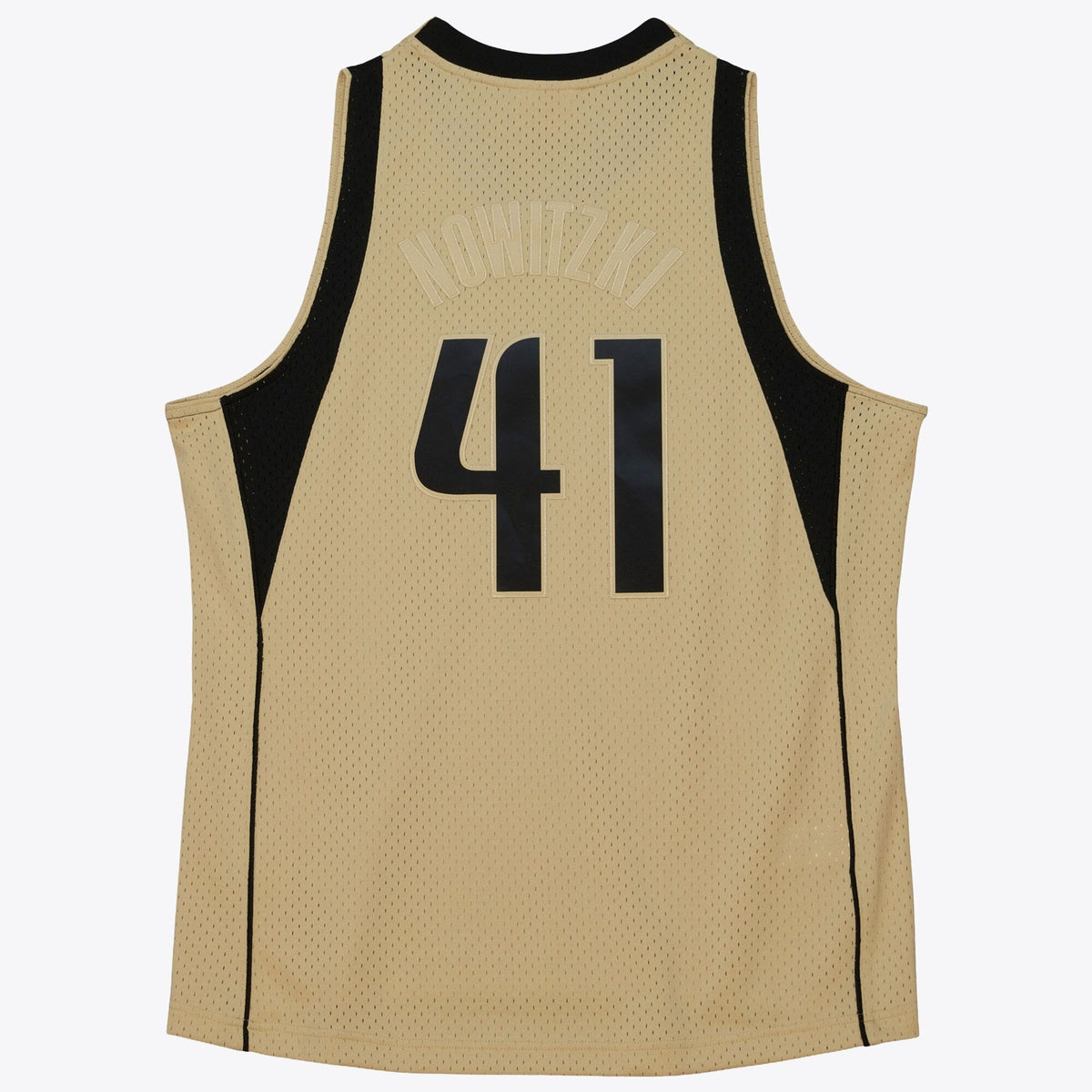 Dallas Mavericks Mitchell & Ness Dirk Nowitzki 2010 Swingman Jersey - Khaki