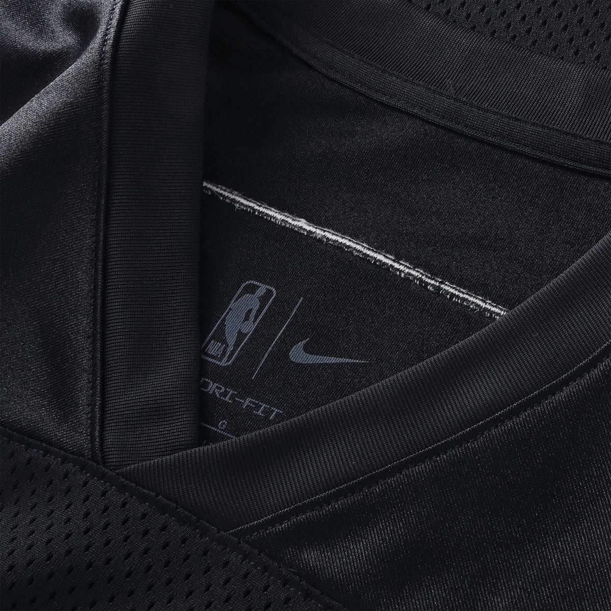Boston Celtics Nike Courtside Football Jersey - Black -
