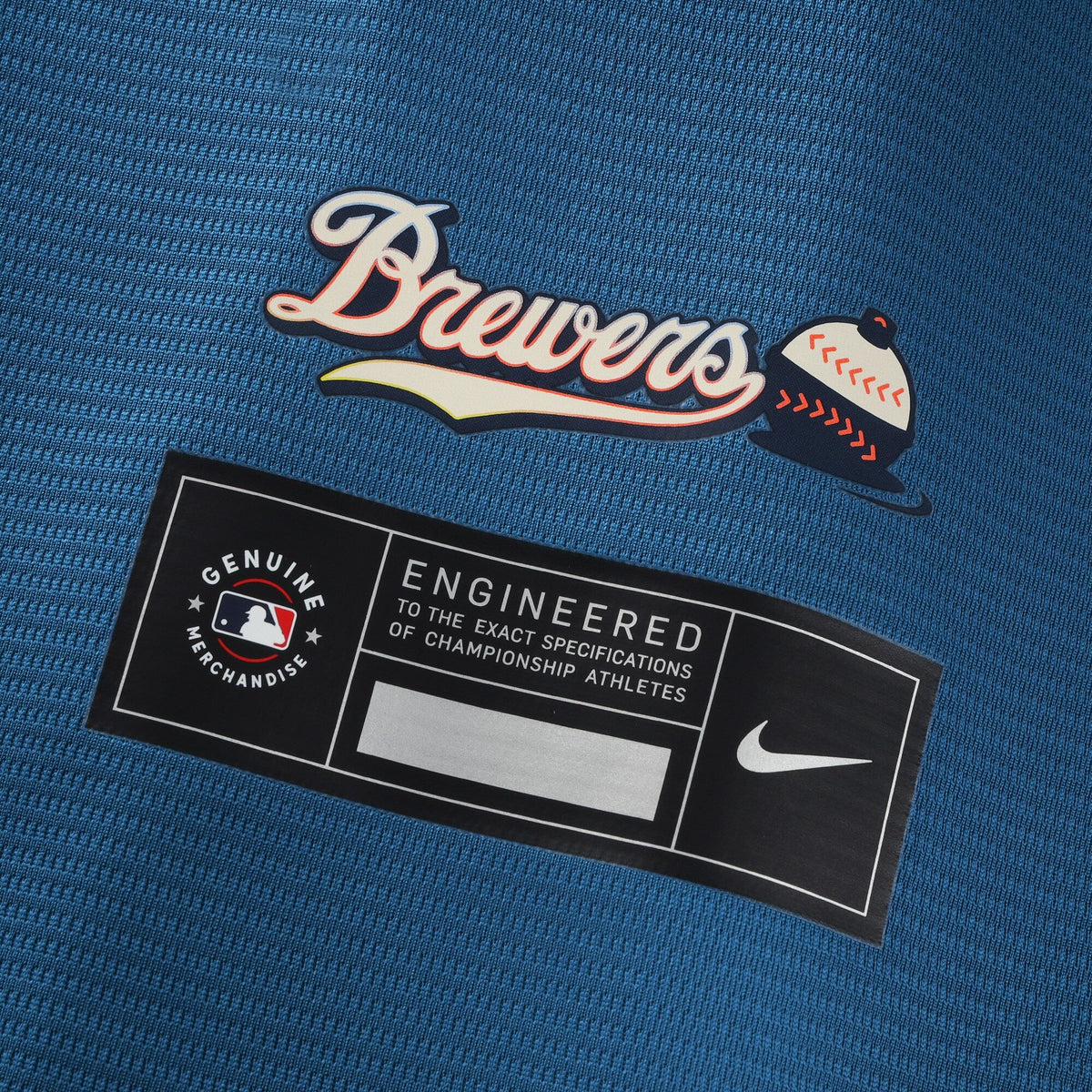 Milwaukee Brewers Christian Yelich Nike Mineral Blue 2026 City Connect Stadium Jersey